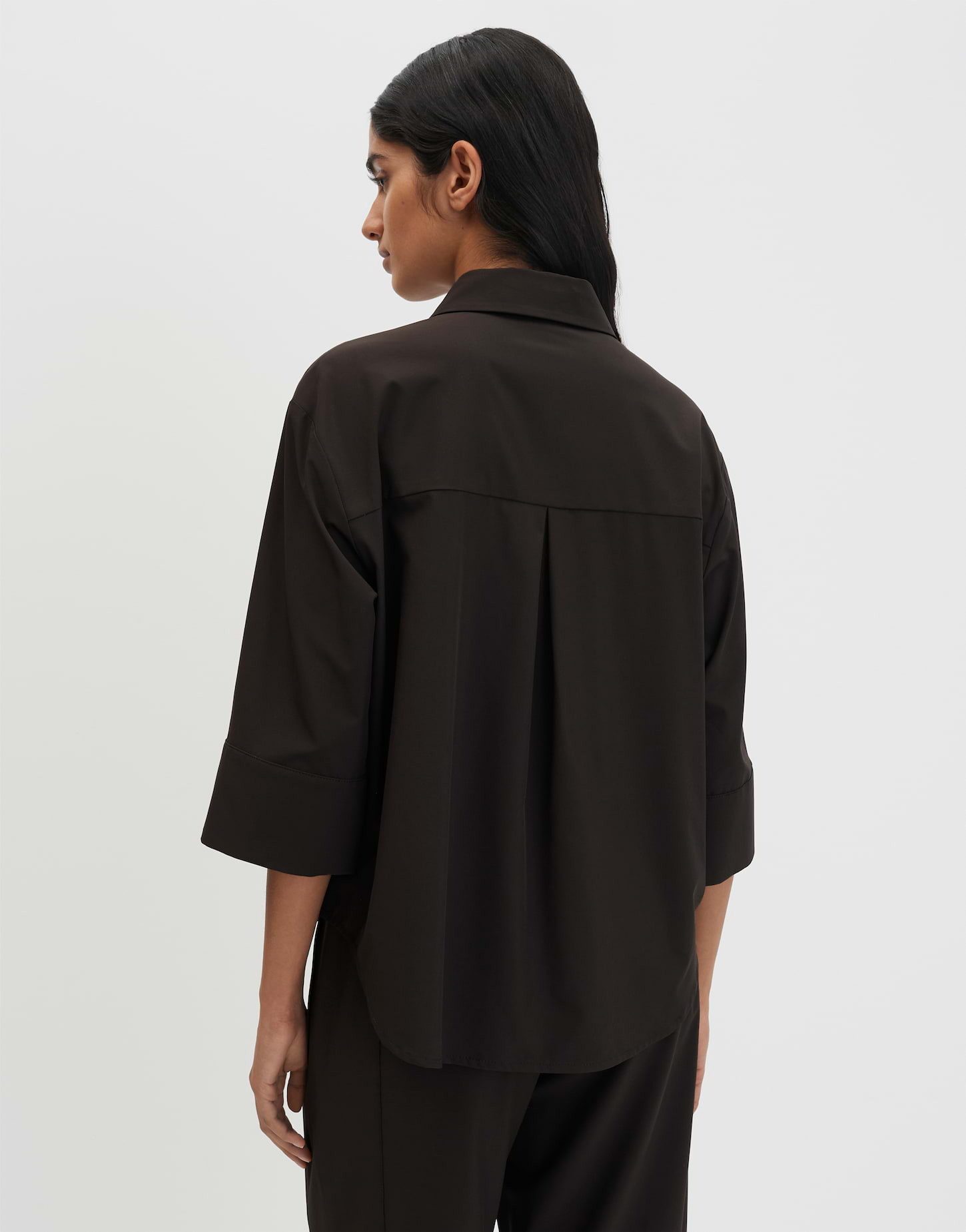 someday Hemdbluse Zanarlie in Stretchqualität Mit Brusttasche und cleaner Linienführung