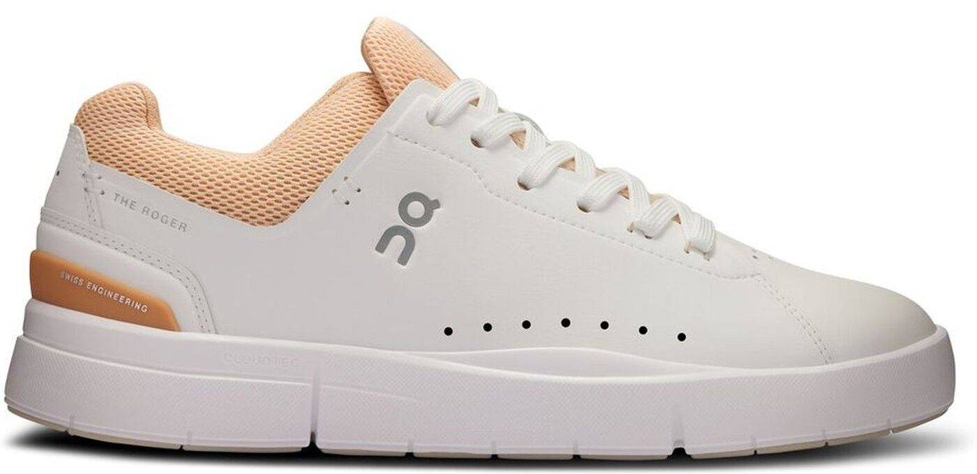 ON RUNNING THE ROGER Advantage White / Savannah Sneaker