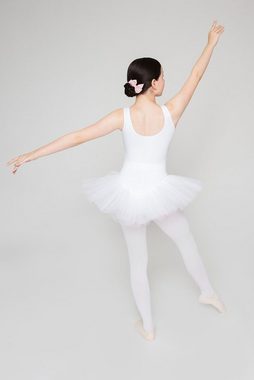 tanzmuster Tüllkleid Ballett Tutu Anabelle für Mädchen Ballettkleid aus weicher Baumwolle, ärmellos