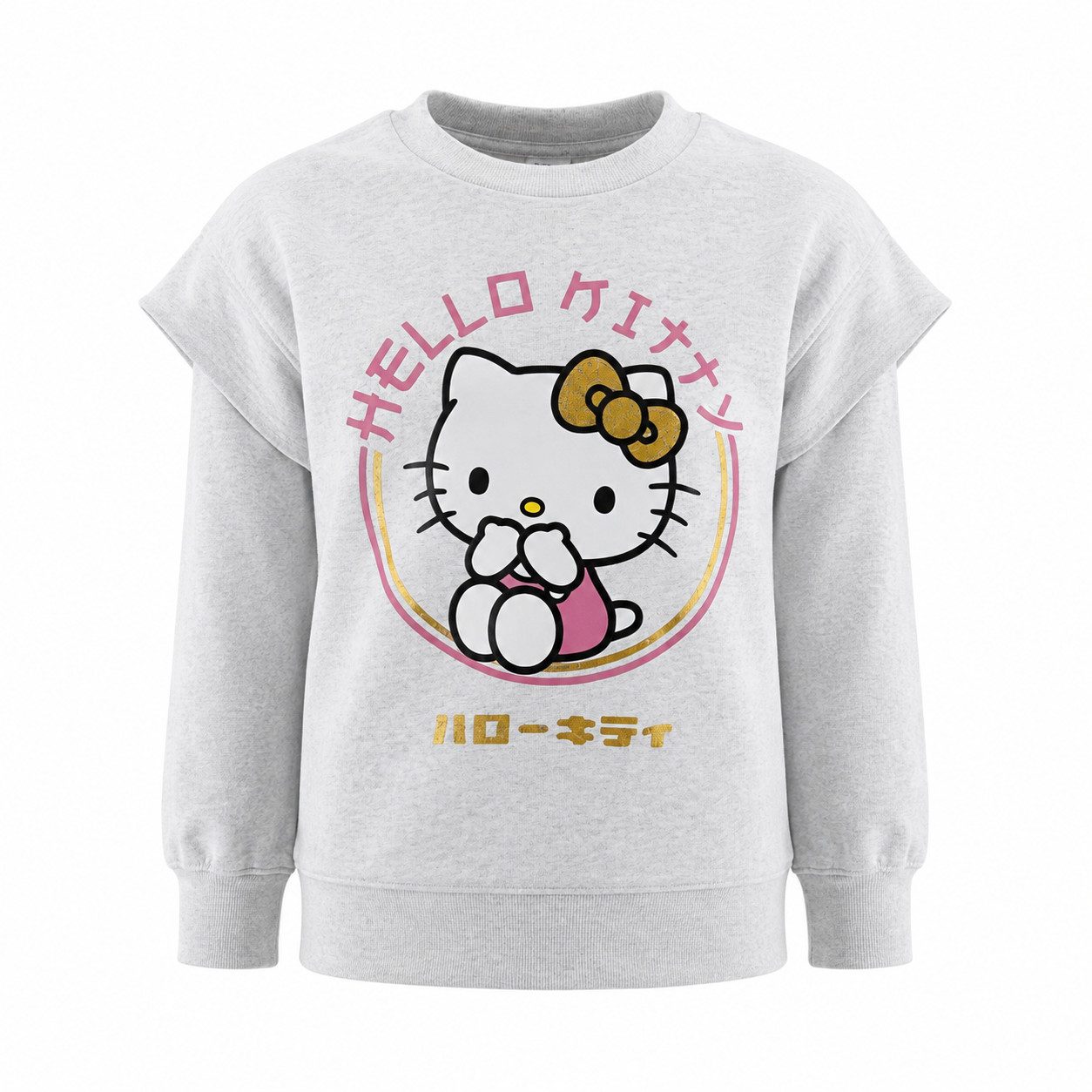 Hello Kitty Sweater Hello Kitty Mädchen Kinder Sweater Pullover Gr. 104 bis 152
