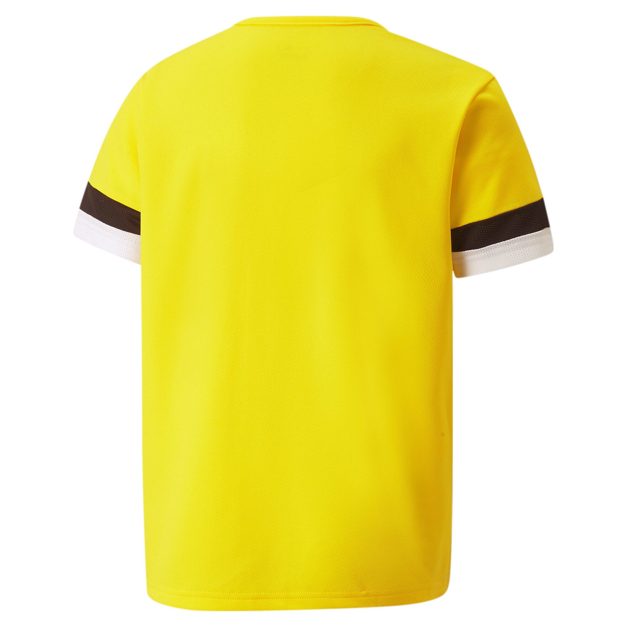 PUMA Fußballtrikot TEAMRISE JERSEY JR Fußball, Kurzarm, mit Rundhalsausschnitt, mit DryCELL Technologie