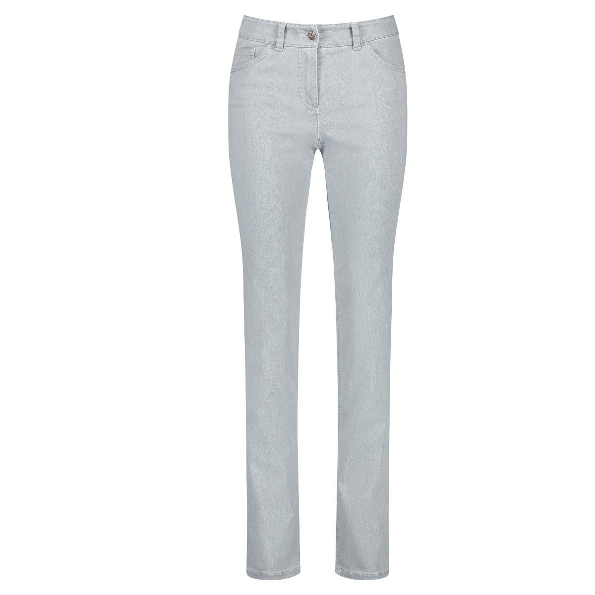 GERRY WEBER 5-Pocket-Jeans Best4ME Slim Fit von (92150-67850) Weber Gerry Cotton light grey (26400) denim Organic