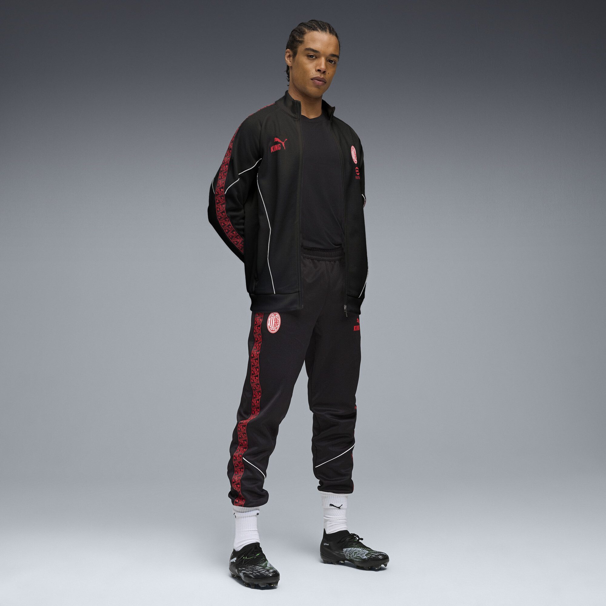 PUMA Sweatjacke AC Milan KING Anthem Jacke Herren