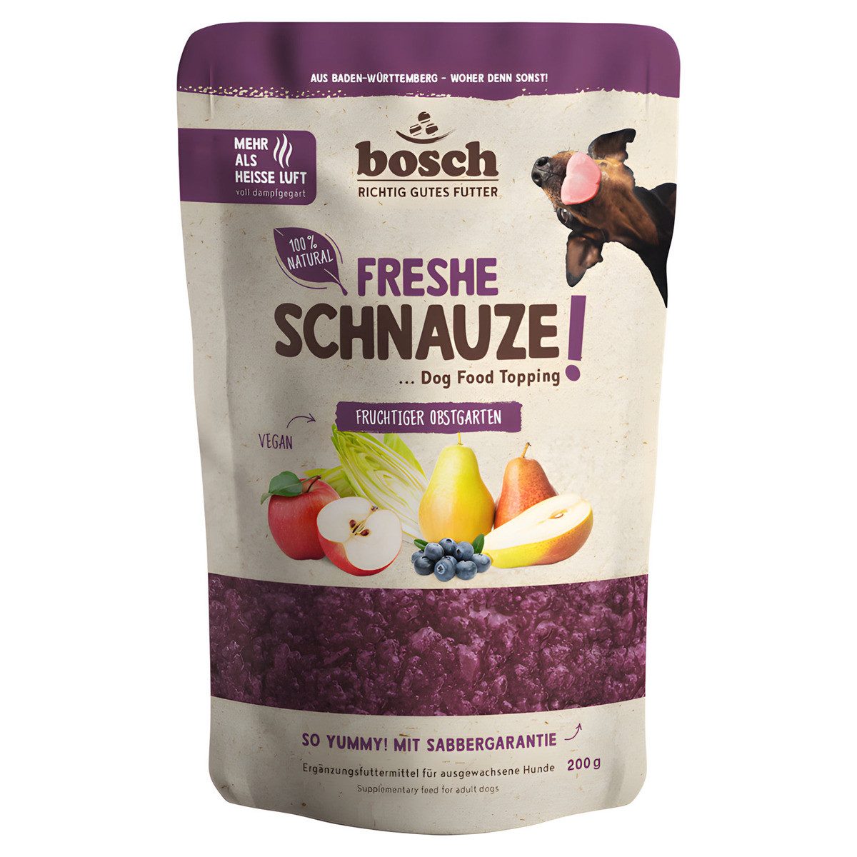 Bosch Petfood Freshe Schnauze fruchtiger Obstgarten 200 g, für: Hund