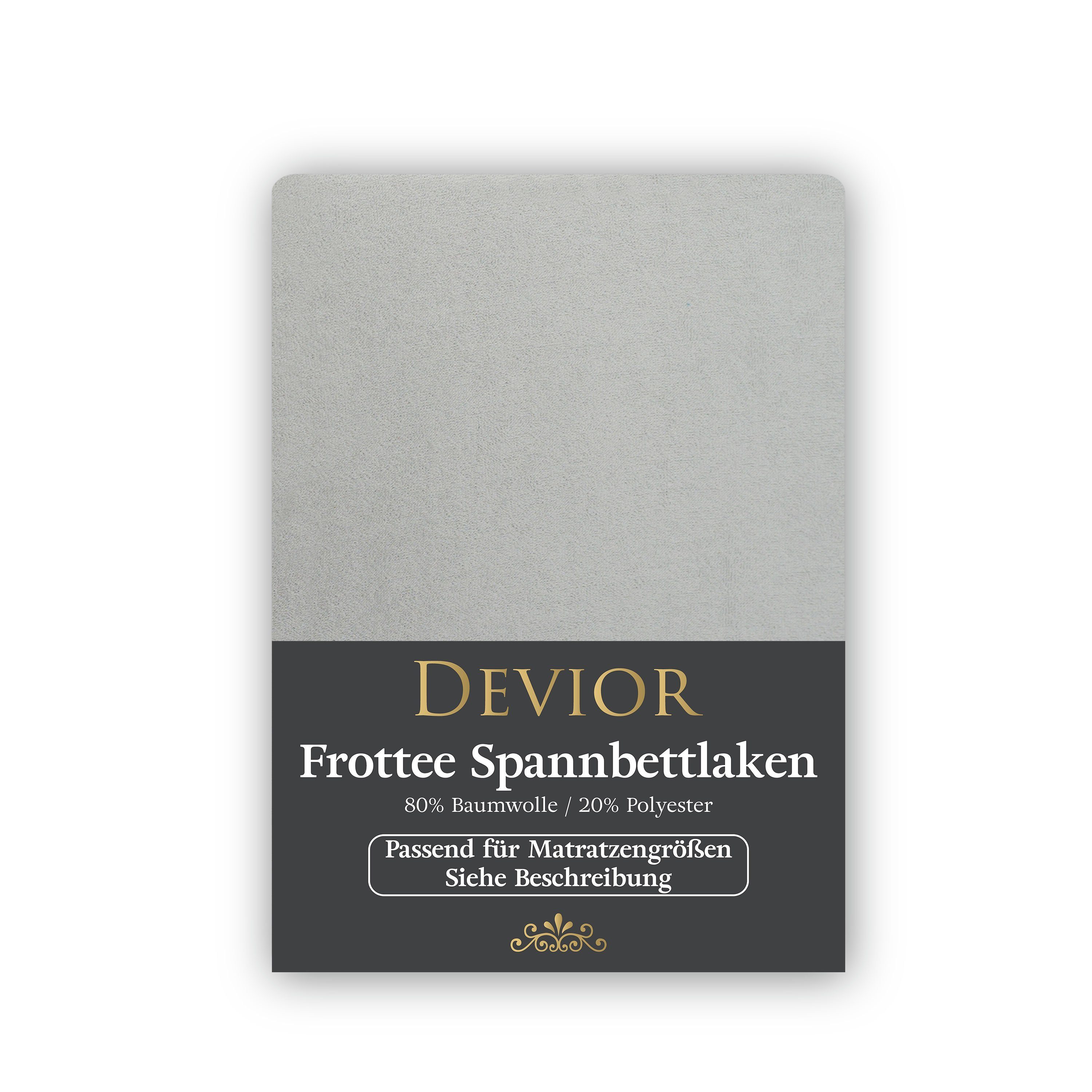 Devior Spannbettlaken Frottee 80% Baumwolle 20% Polyester, Winterspannbettl günstig online kaufen
