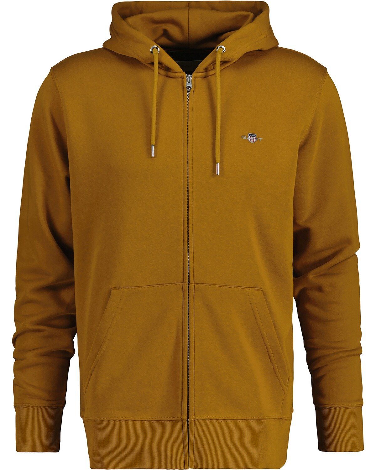 Gant Sweatjacke Kapuzen-Sweatjacke Warm Brown