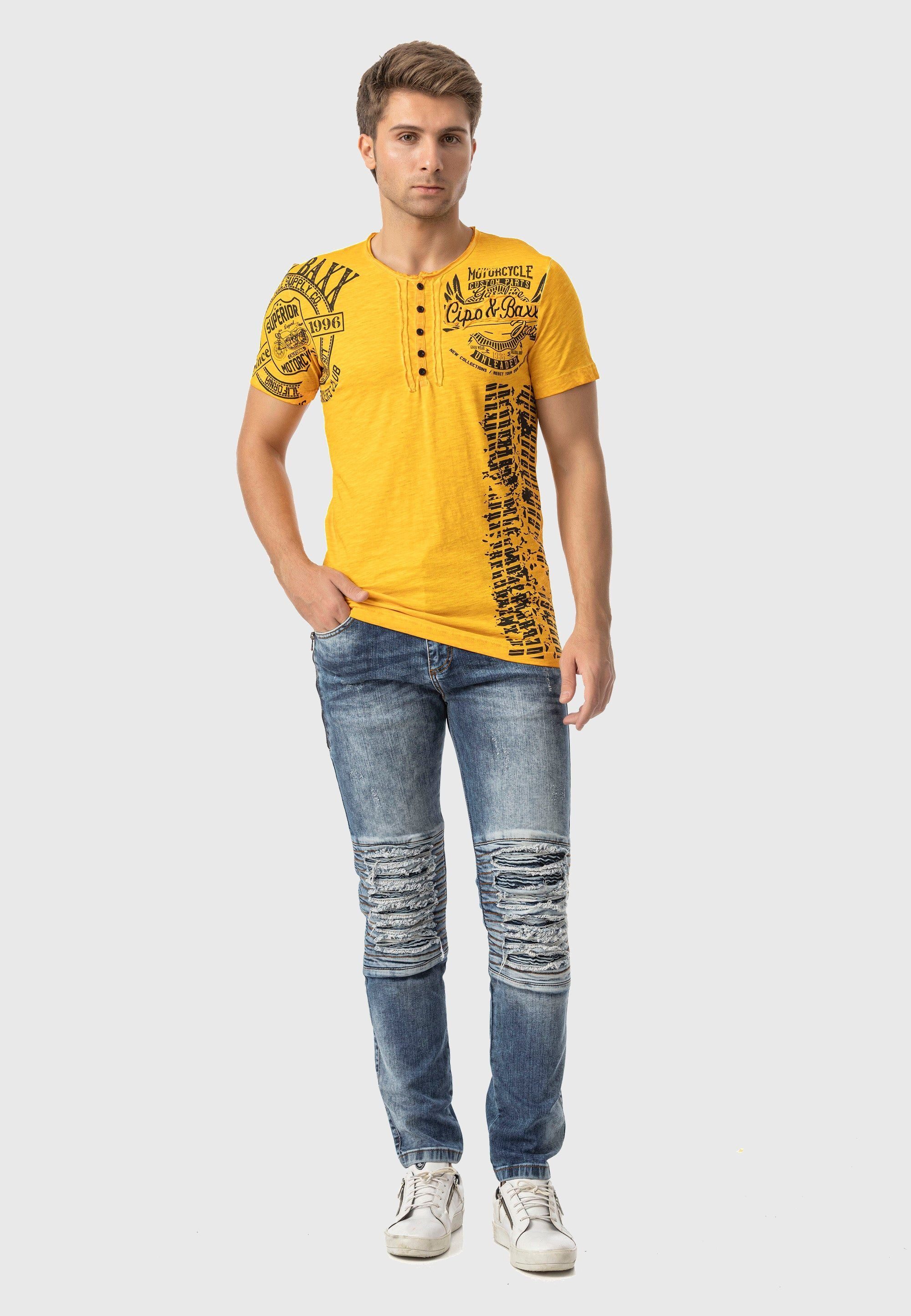 Cipo & Baxx 5-Pocket-Jeans Jeans im Used-Look