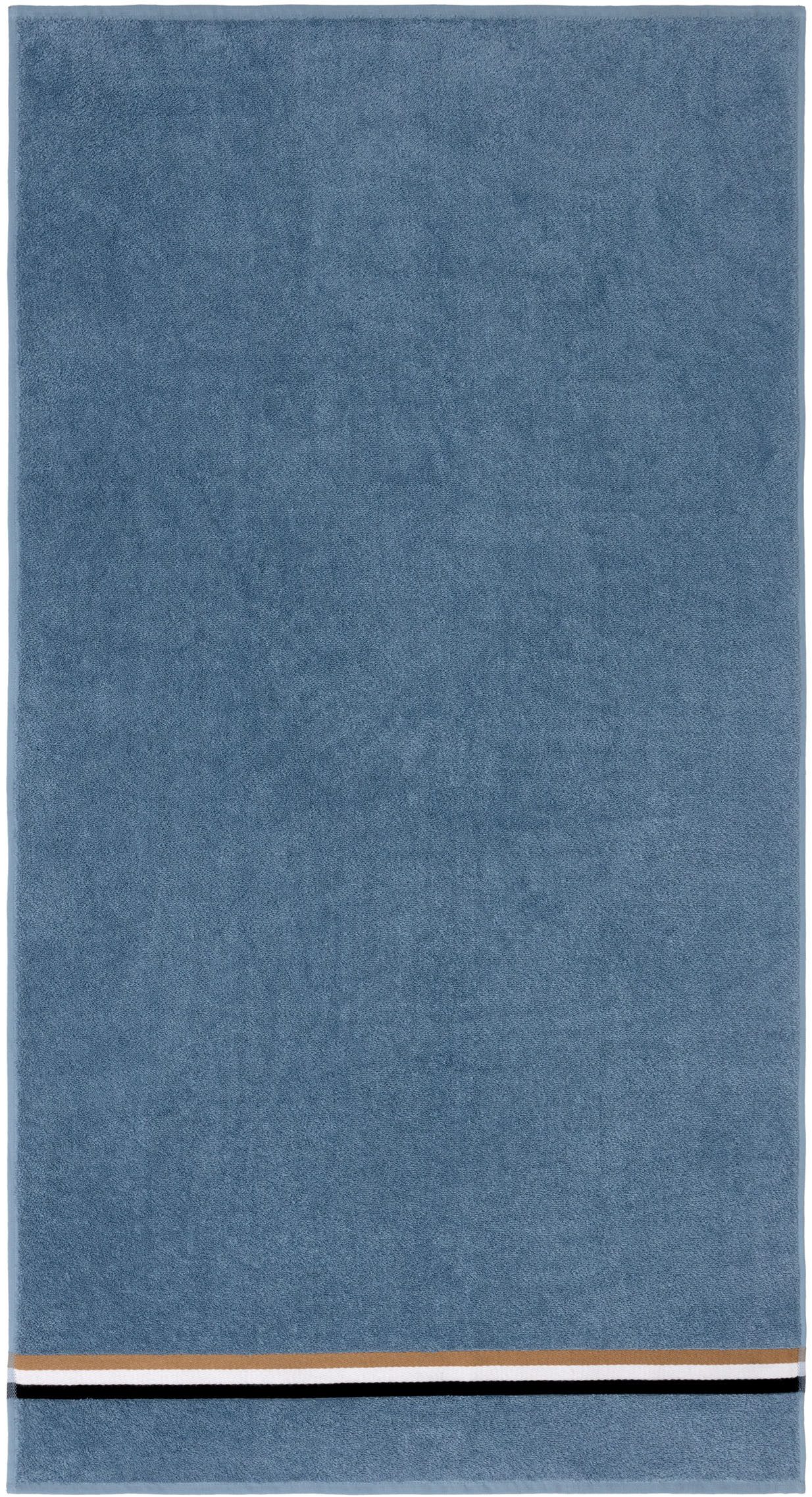 BOSS Home Duschtuch BLINEA, Frottier (1-St), mit Label-Applikationen