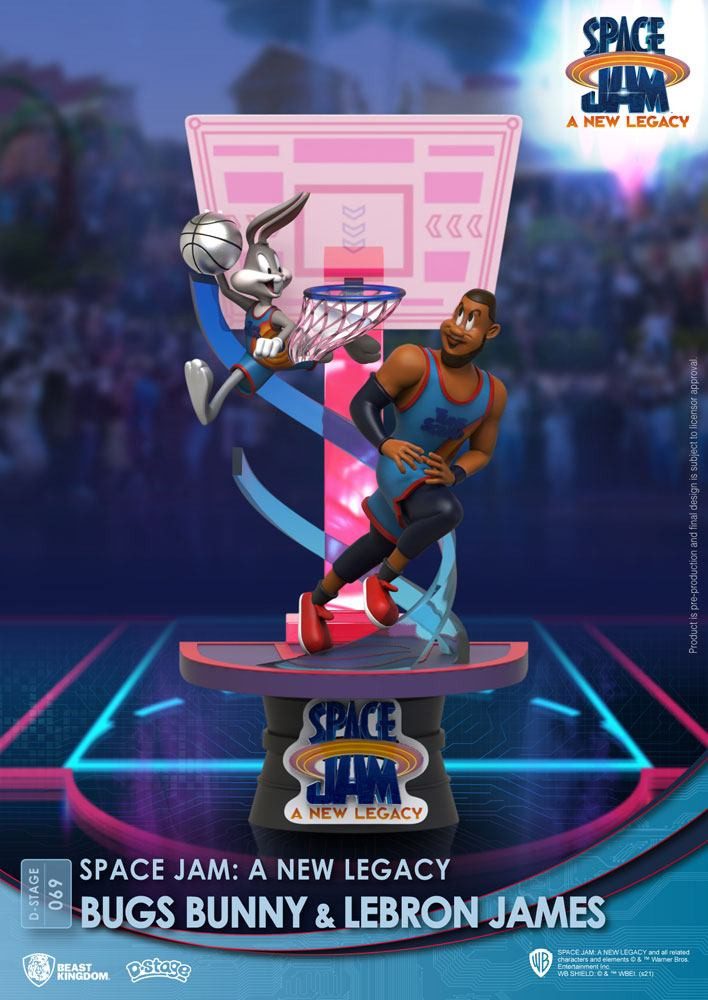 Beast Kingdom Toys Merchandise-Figur Space Jam: A New Legacy D-Stage Bugs Bunny & Lebron James