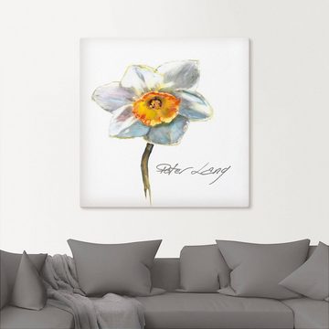 Artland Leinwandbild Blume_weiß VIII, Blumen (1 St), auf Keilrahmen gespannt