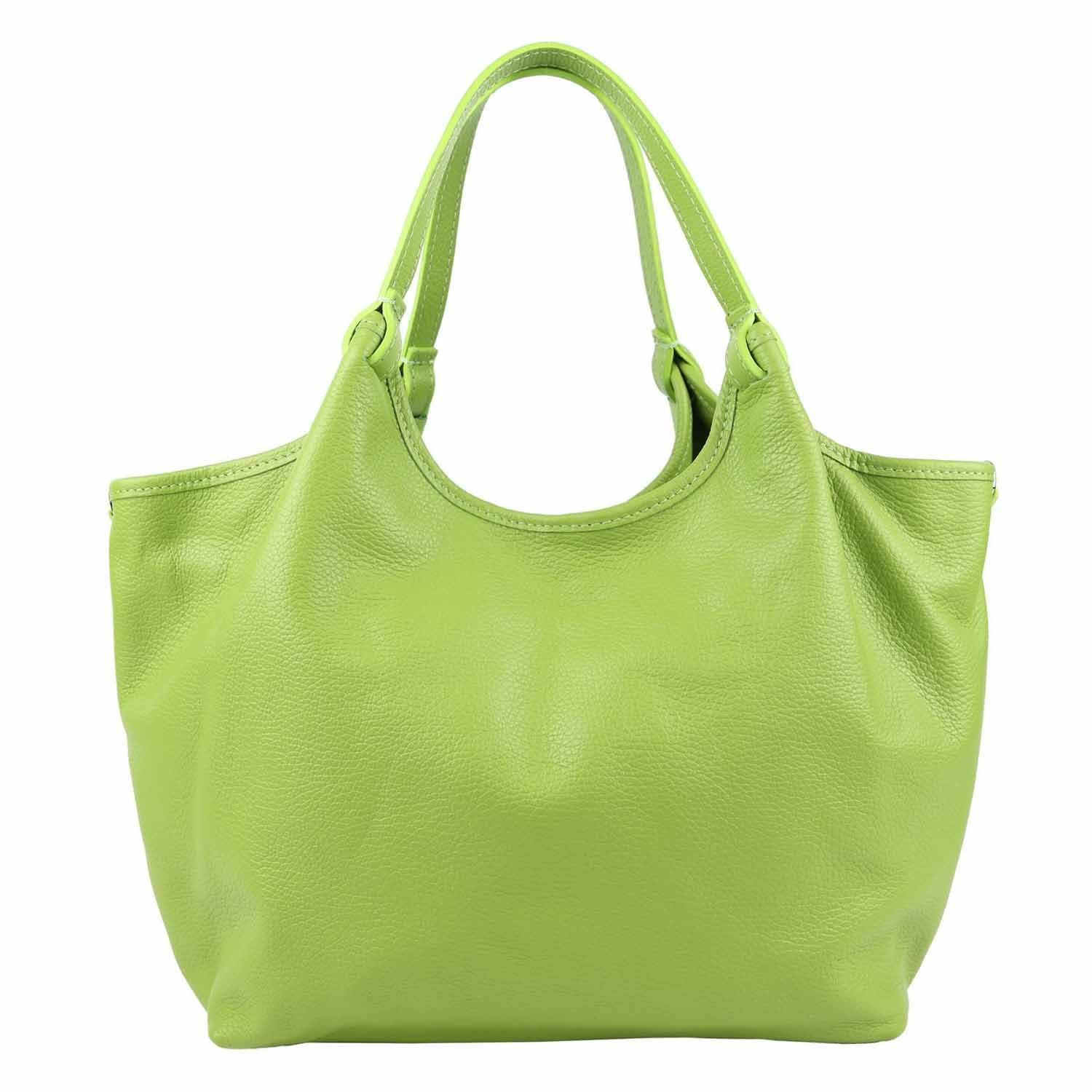 Shopper Made in Italy Damen Leder Tasche Tote Bag Business Handtasche Freizeit