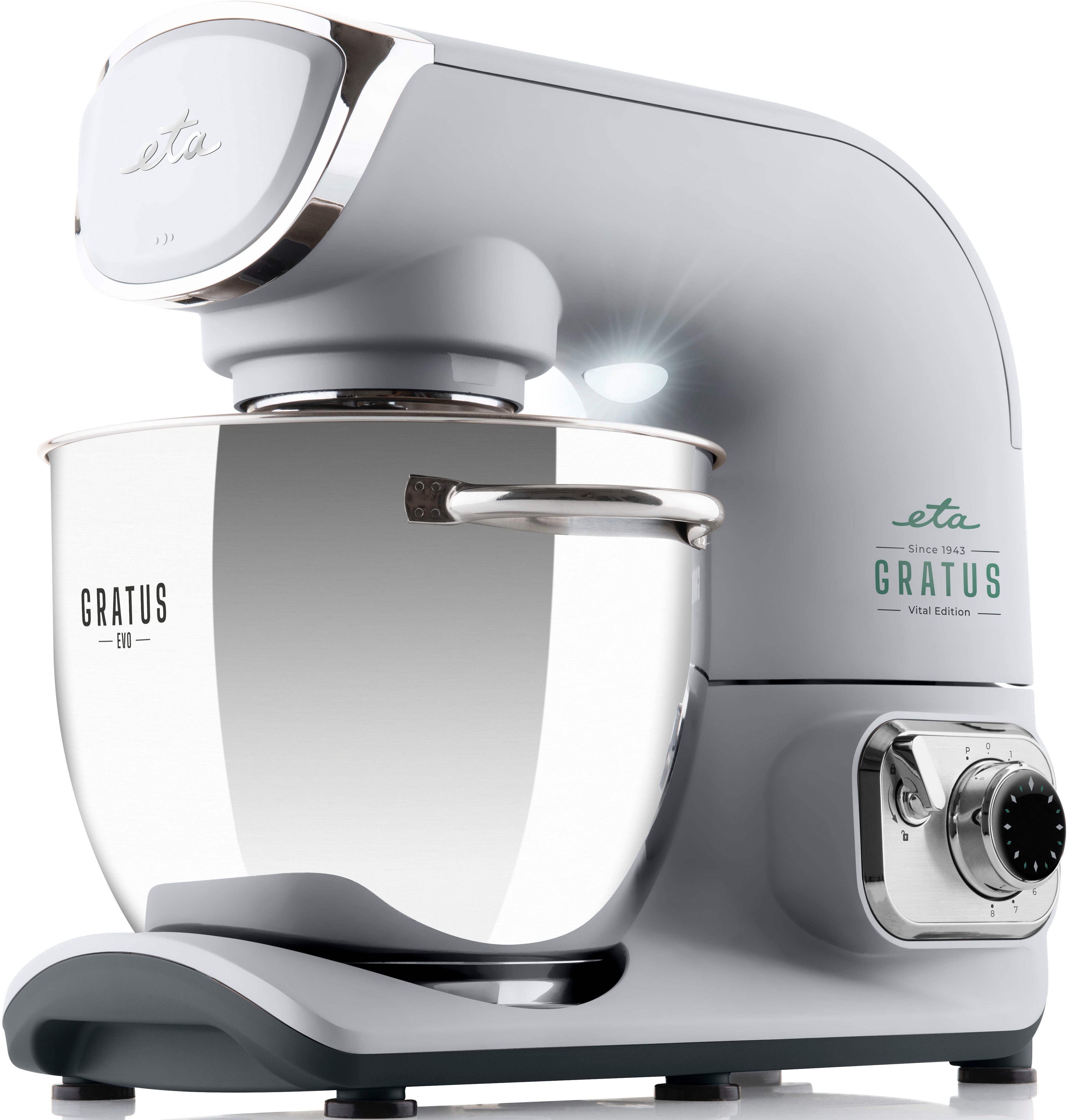 eta Küchenmaschine Gratus Evo Vital, 1500 W, 5,5 l Schüssel