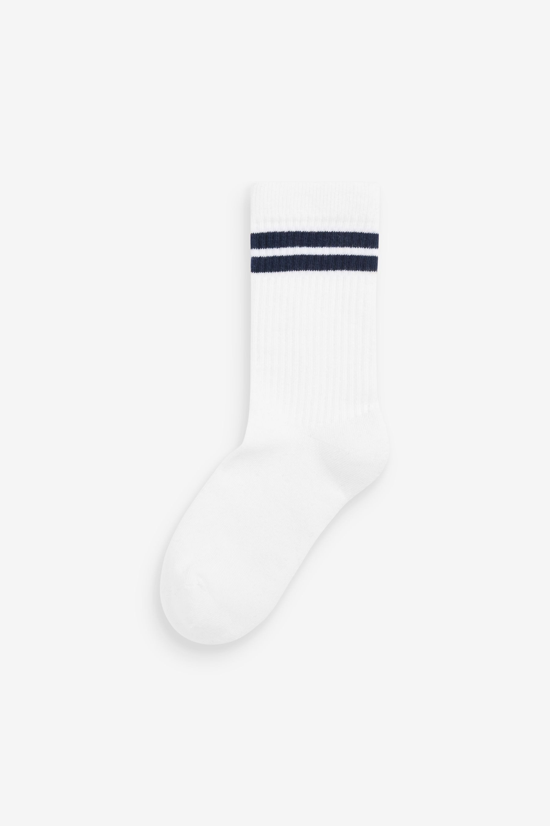 Next Kurzsocken Gerippte Sportsocken im 5er-Pack mit Fußbett (5-Paar) – Bild 2 von 5