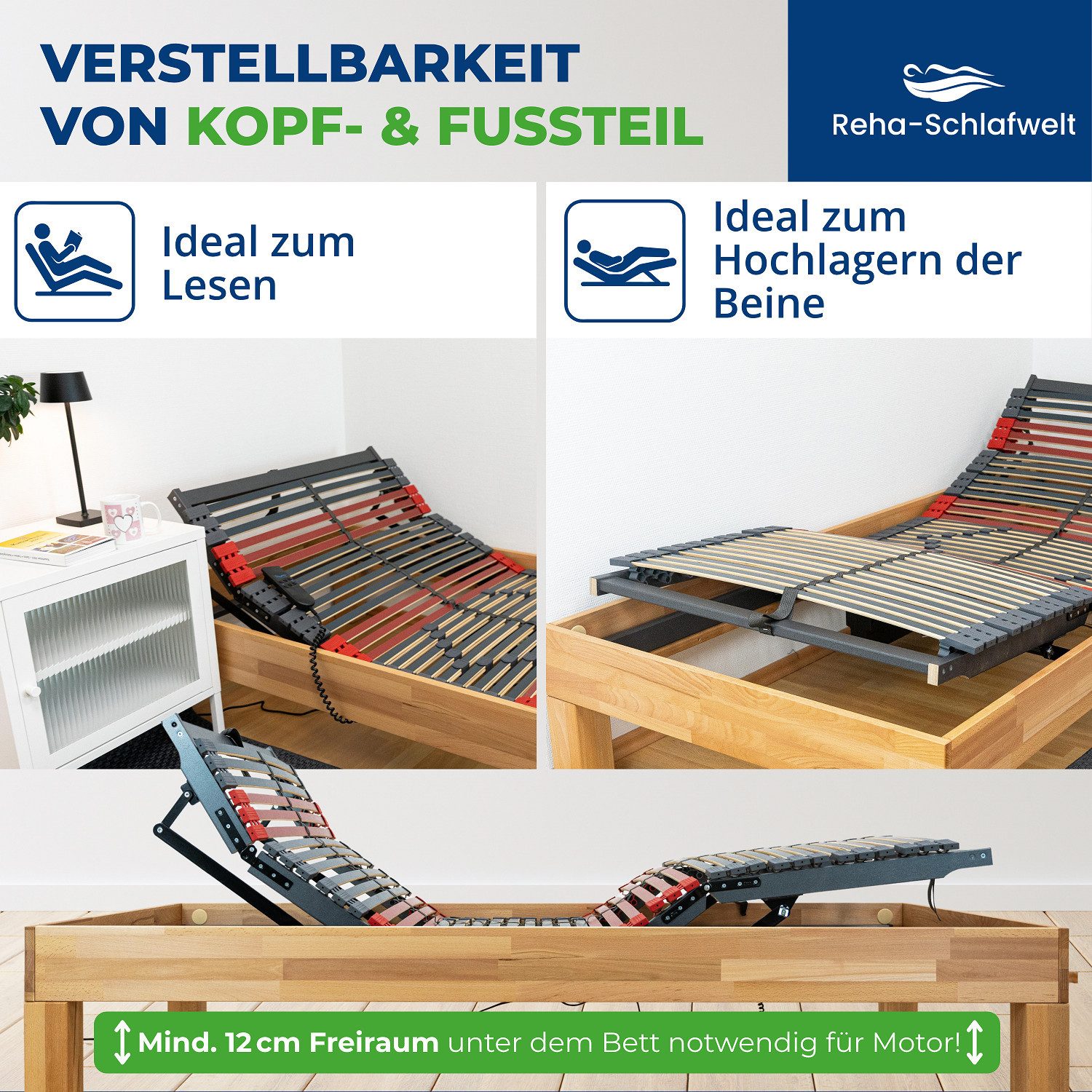 Lattenrost RELAXANA KF Motor, Reha-Schlafwelt, Kopfteil günstig online kaufen