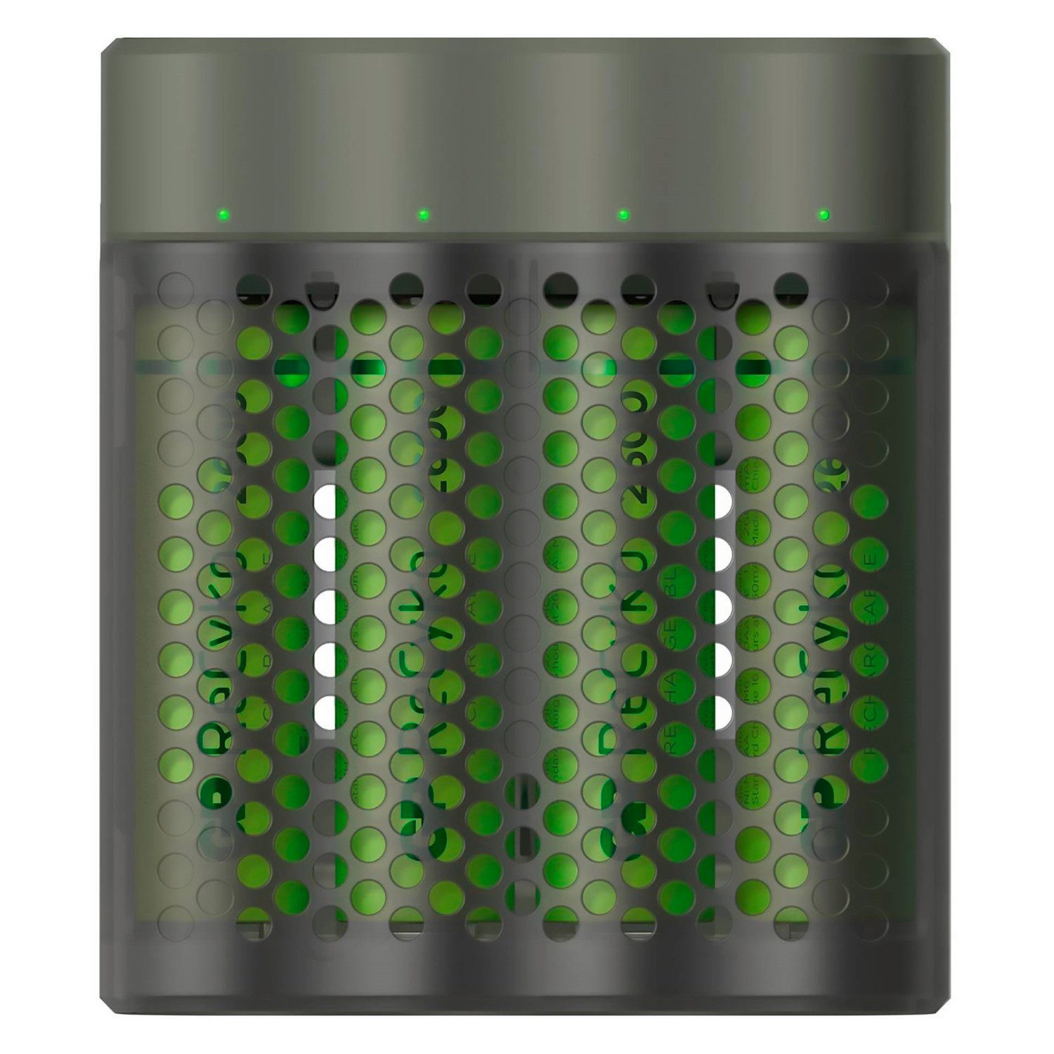 GP Batteries USB Akku-Ladegerät AA / AAA + 4x AA-Akku ReCyko Akku-Set Mignon 2600 mAh (1,2 V, 5 St), Kompakt Schnell-Lader M451 + 4x AA 2600mAh Mignon LR06 LR6 Batterie