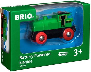 BRIO® Spielzeug-Eisenbahn BRIO® WORLD, Speedy Green Batterielok, mit LichtfunktionMade in Europe, FSC® - schützt Wald - weltweit