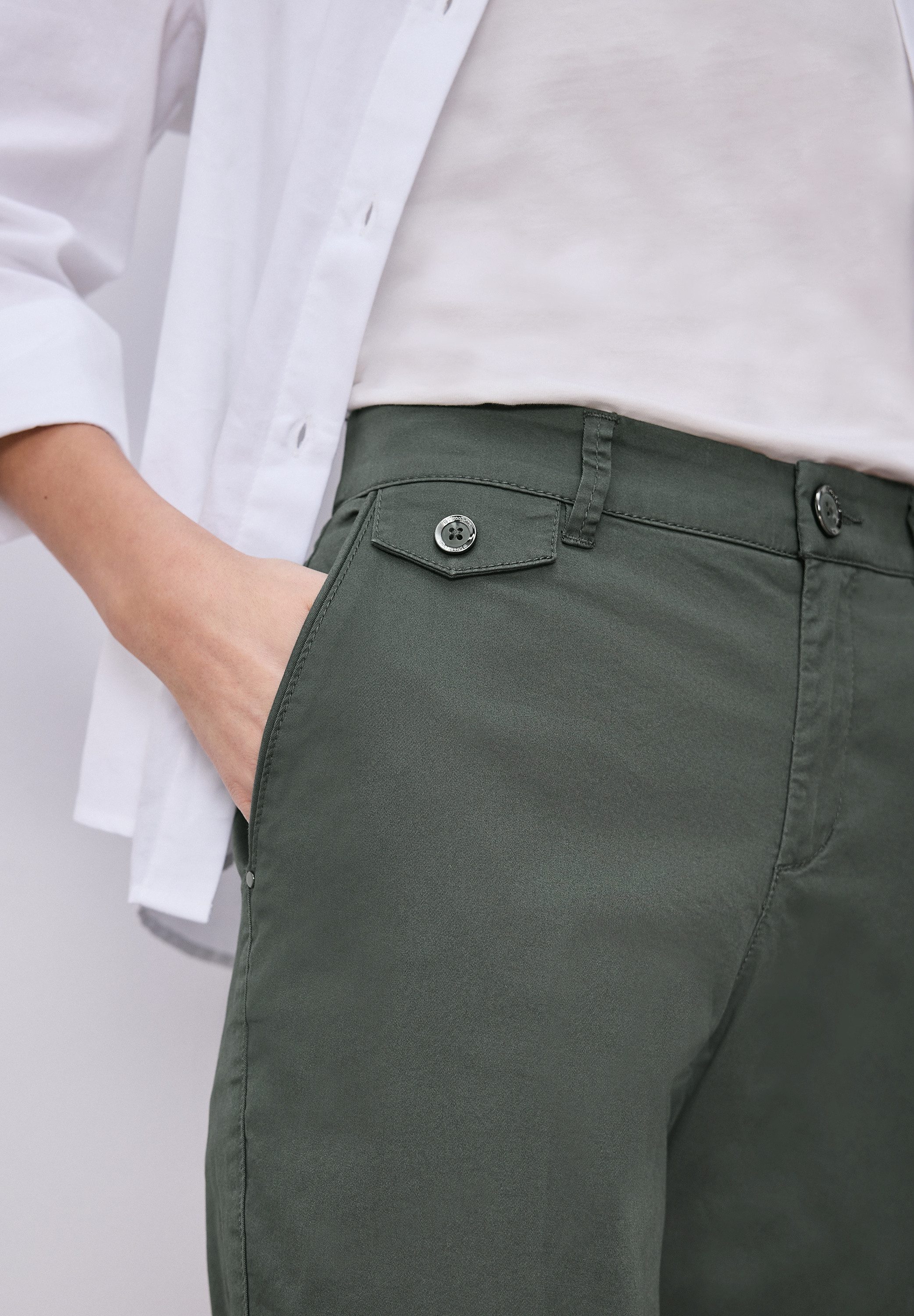 STREET ONE Chinohose aus Twillstoff