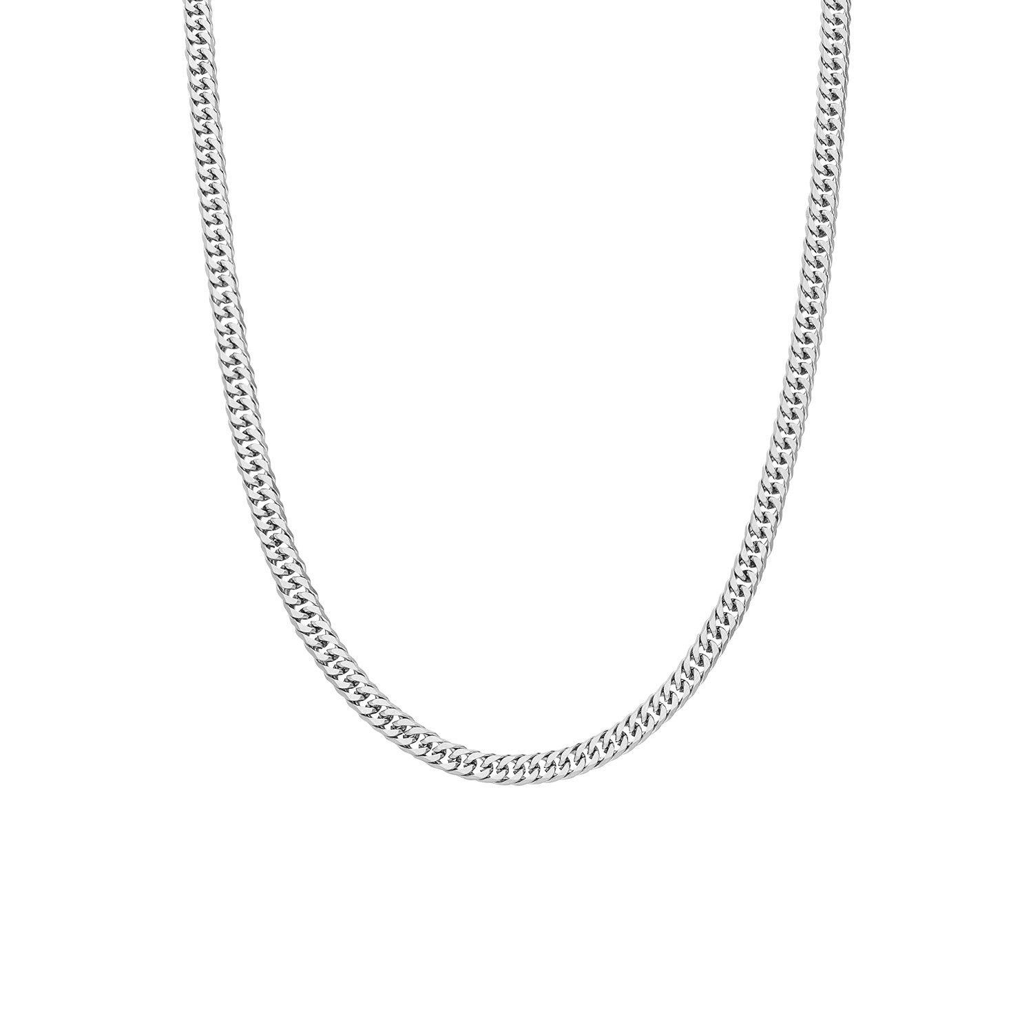 LUCARDI Gliederkette Halskette - Stahl - Silber - Kinder