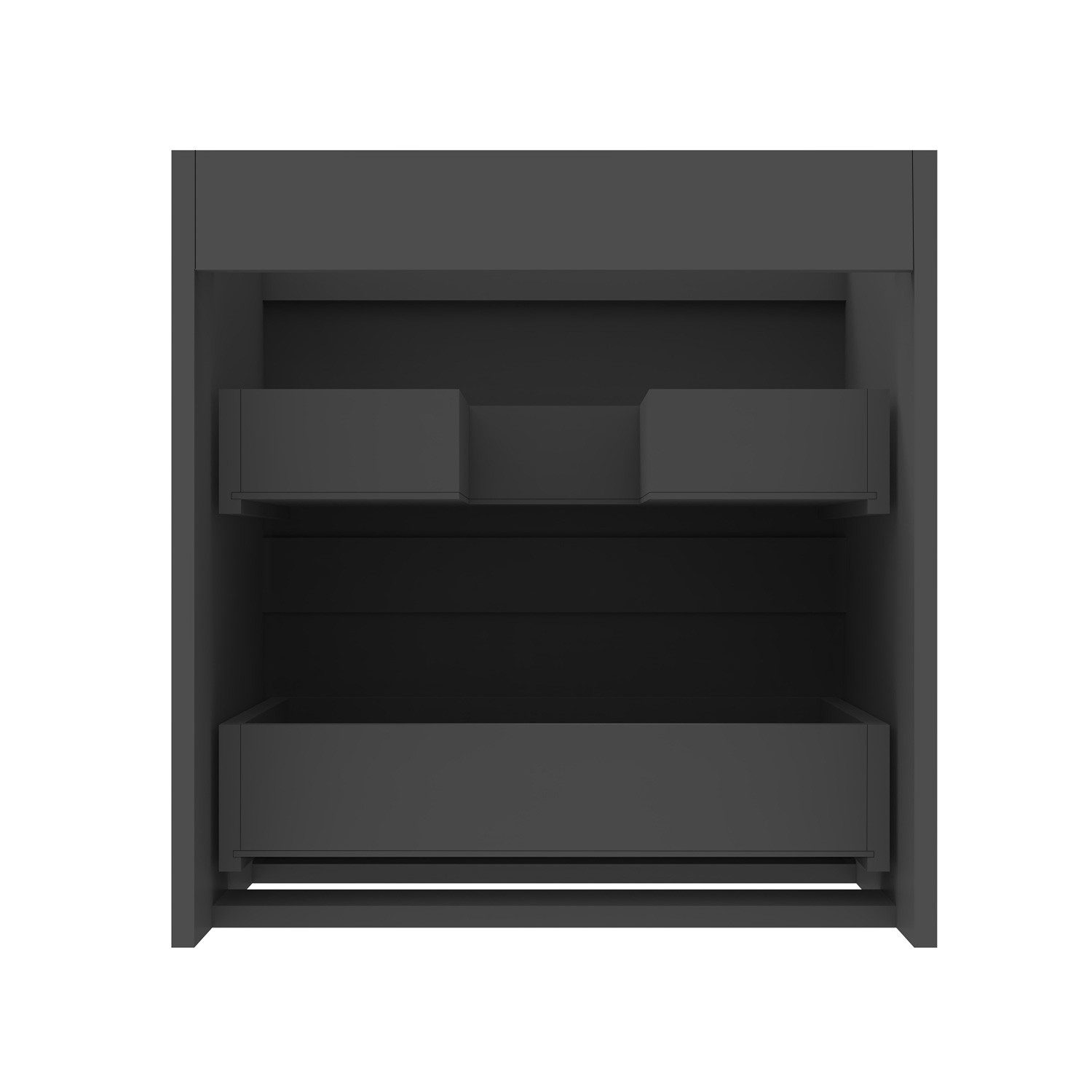 Aica Sanitär Waschtisch Badezimmerschrank Waschbeckenunterschrank ohne Waschbecken – Bild 5 von 5