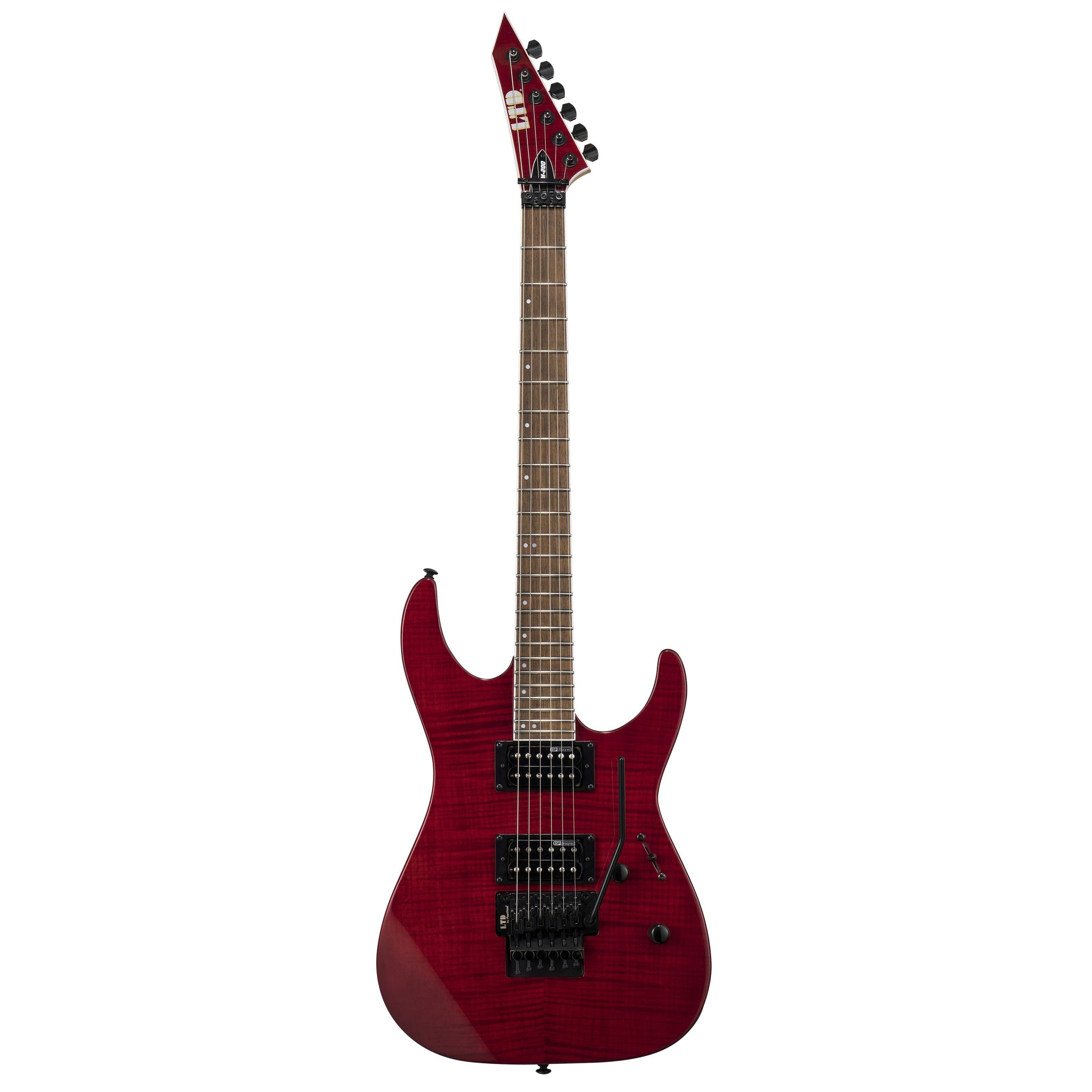 ESP E-Gitarre, LTD M-200FM See Thru Red, E-Gitarren, ST-Modelle, LTD M-200FM See Thru Red - E-Gitarre