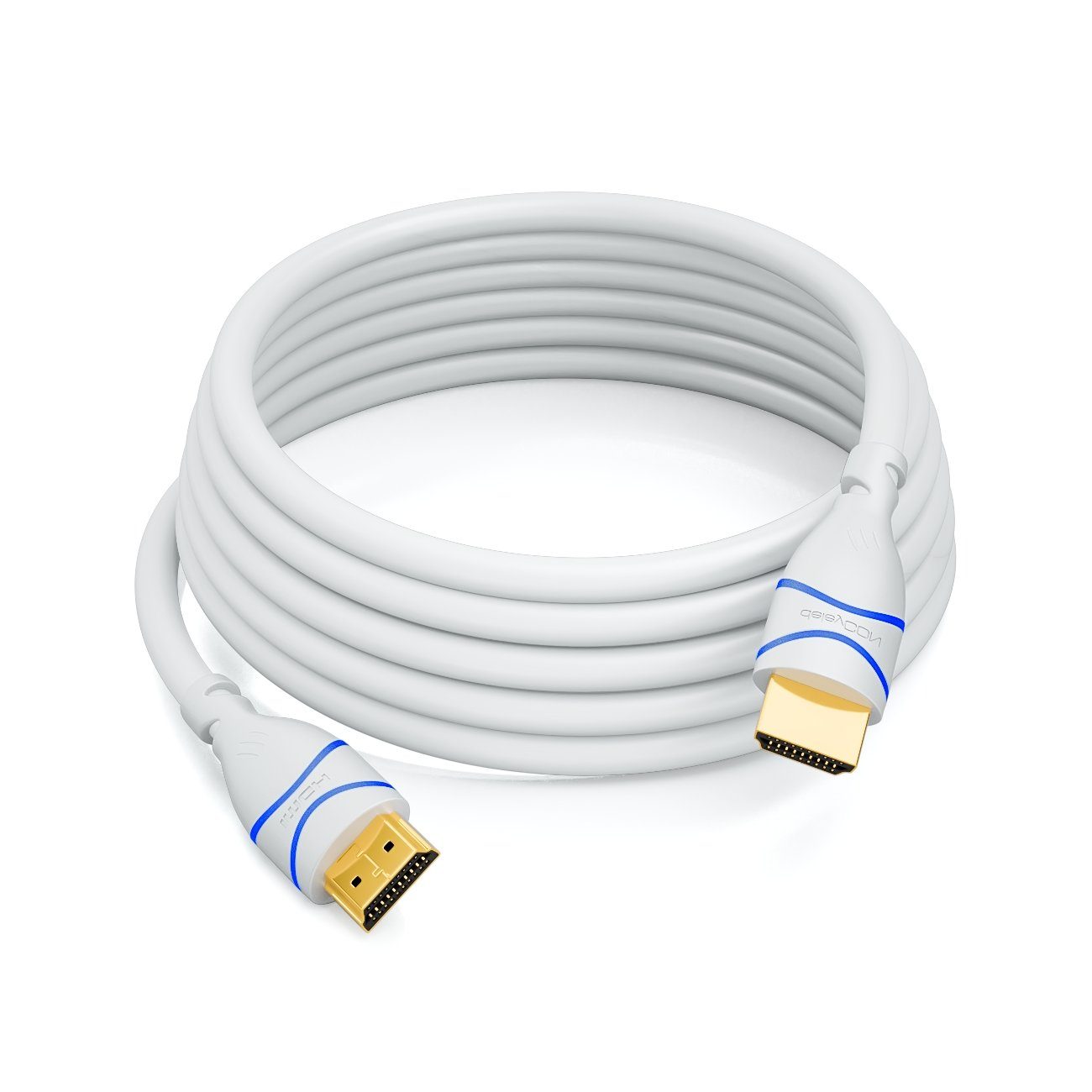 deleyCON deleyCON 10m HDMI Kabel HDMI 2.0 kompatibel 4K UHD 2160p FULL HD HDMI-Kabel – Bild 3 von 5