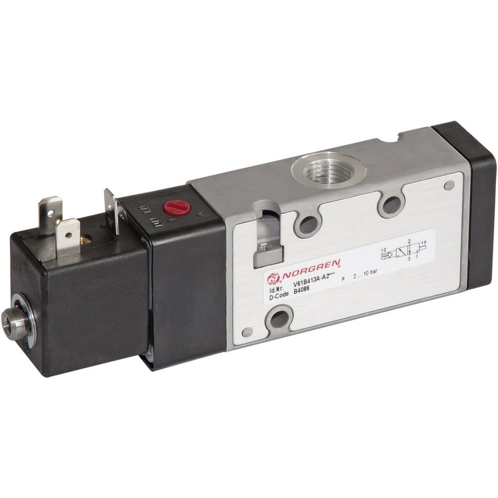 IMI NORGREN Druckluftgeräte-Set IMI NORGREN Mechanischbetätigtes Pneumatik-Ventil V61B413A-A213L 24 V