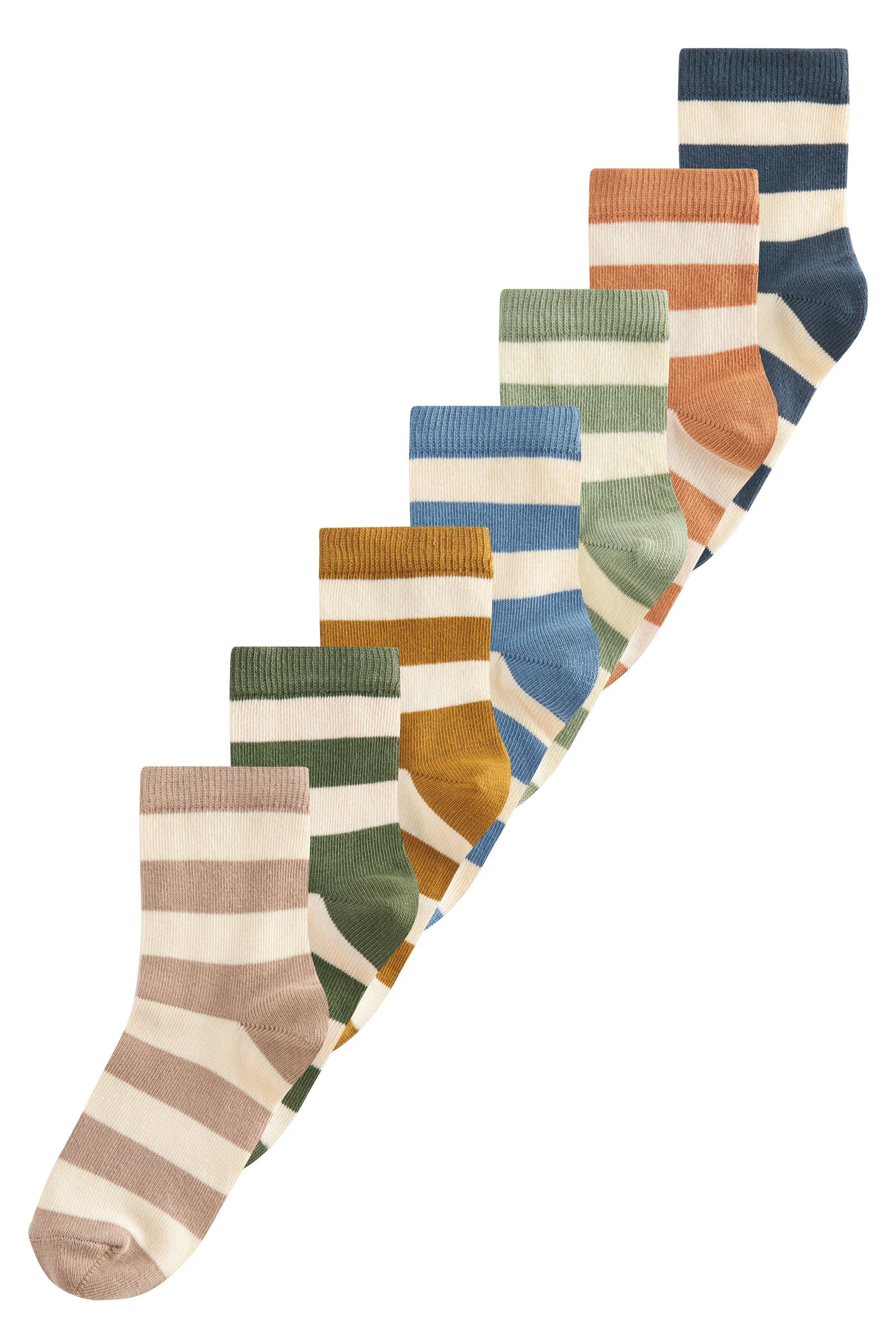 Next Kurzsocken Socken mit hohem Baumwollanteil, 7er-Pack (7-Paar)