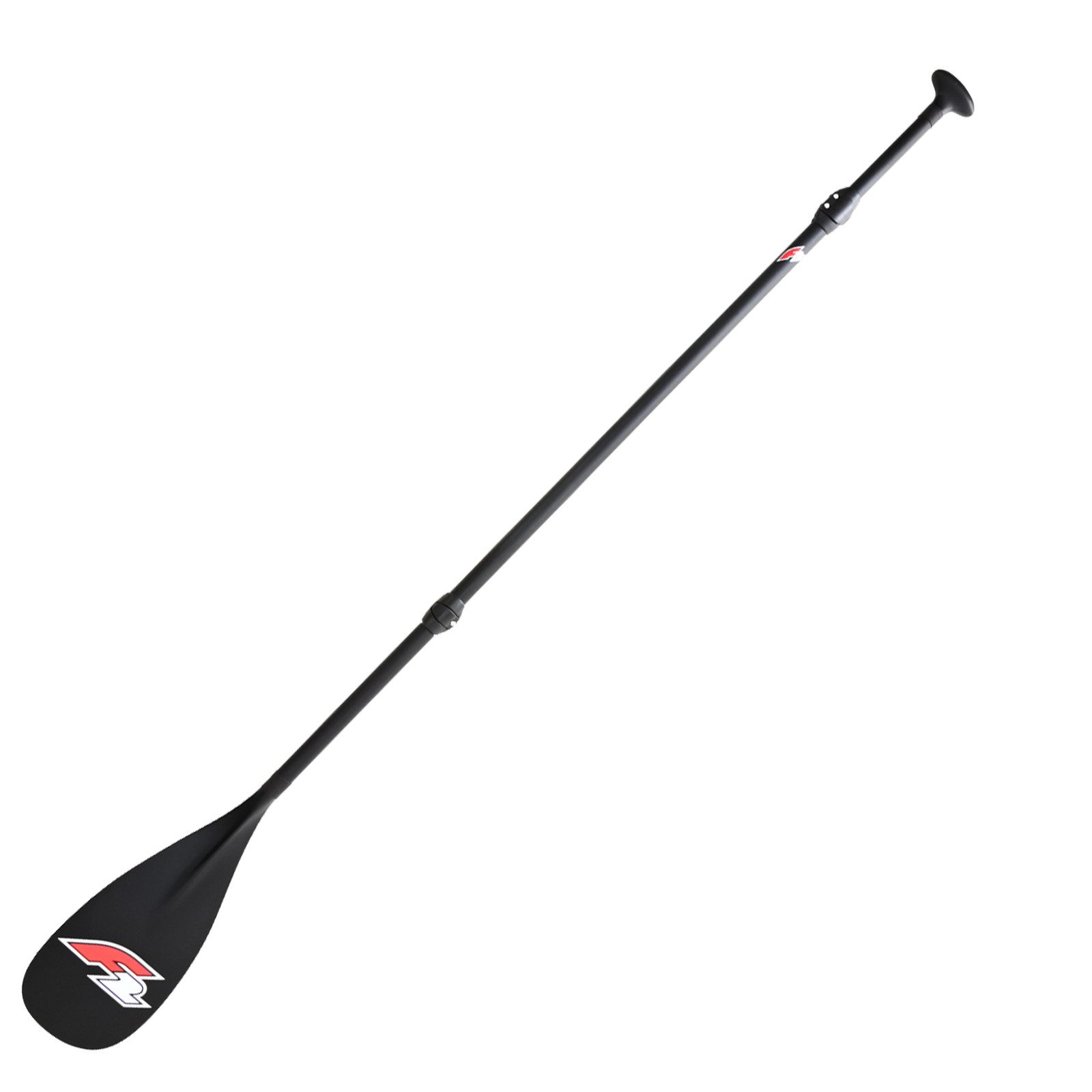 F2 F2 SUP Paddel 90% Carbon Paddle 3-teilig 166-230cm Schwarz SUP-Paddel, Längen verstellbar