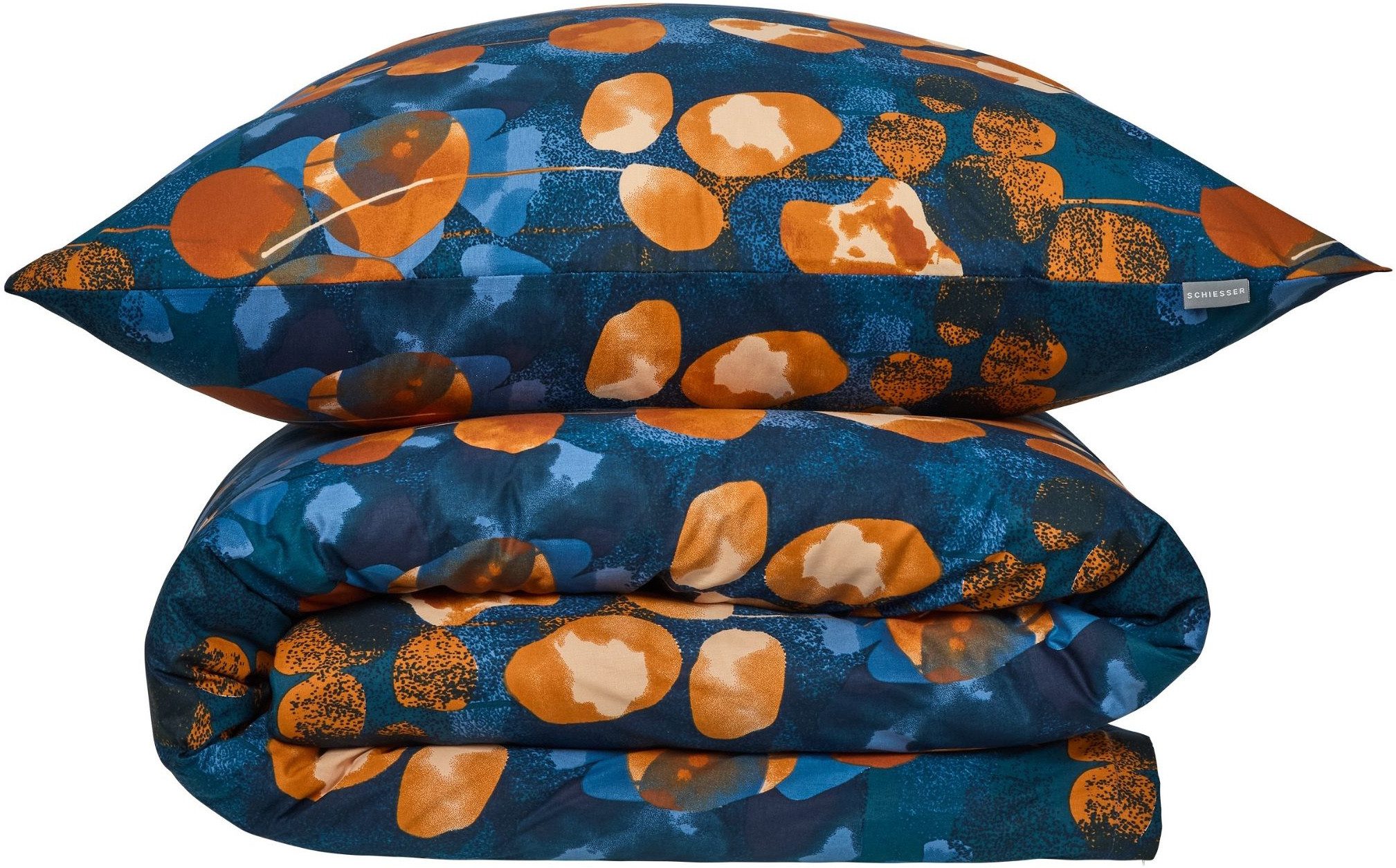 Schiesser Bettwäsche Maxima aus weicher Baumwolle mit floralem Muster, Renforcé, 2 teilig, OEKO-TEX® MADE IN GREEN