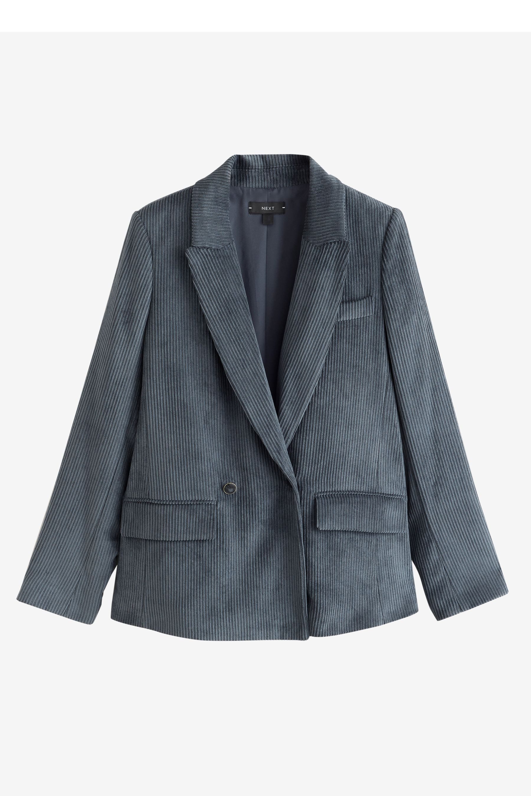 Next Jackenblazer Zweireihiger Relaxed Fit Cord-Blazer (1-tlg)