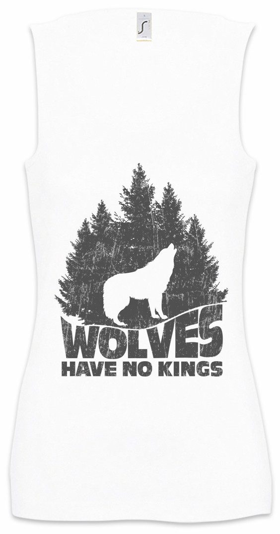 Urban Backwoods Tanktop Wolves Have No Kings II Ärmelloses Damen T-Shirt The Farseer Wolf Wulf Fitz Der Weitseher Chivalry