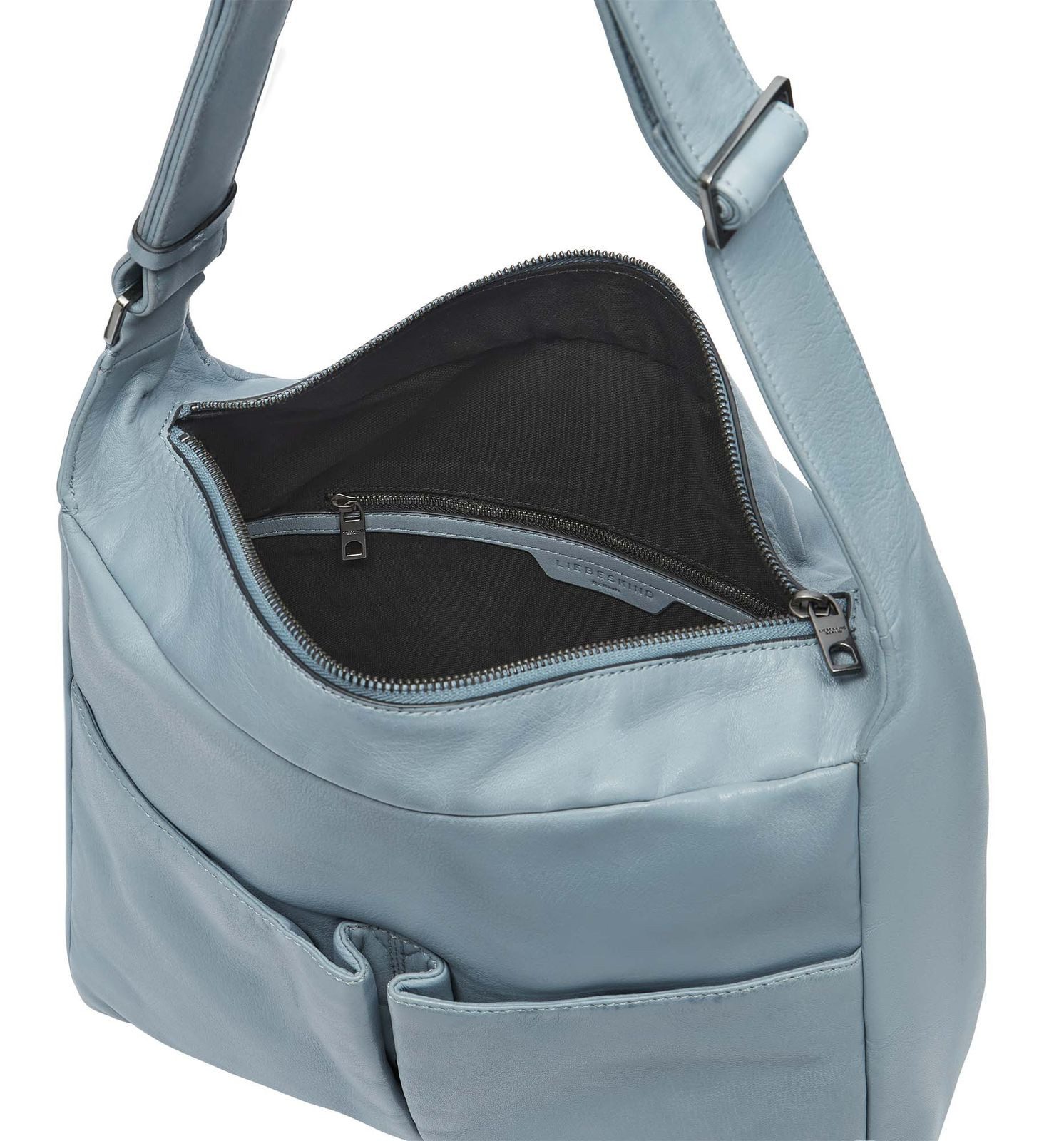 Liebeskind Berlin Schultertasche Hobo Bag, aus echtem Schafsleder