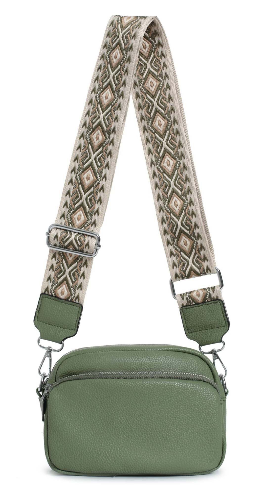 ITALYSHOP24 Schultertasche Damen Umhängetasche Bodybag Muster günstig online kaufen