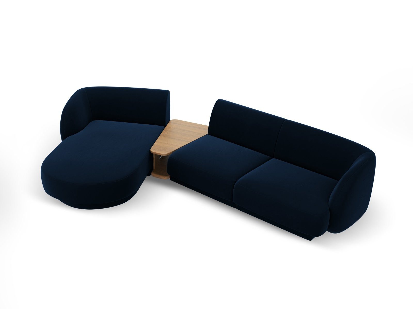 Micadoni Sofa Miley, modular mit Recamiere 3-Sitzer