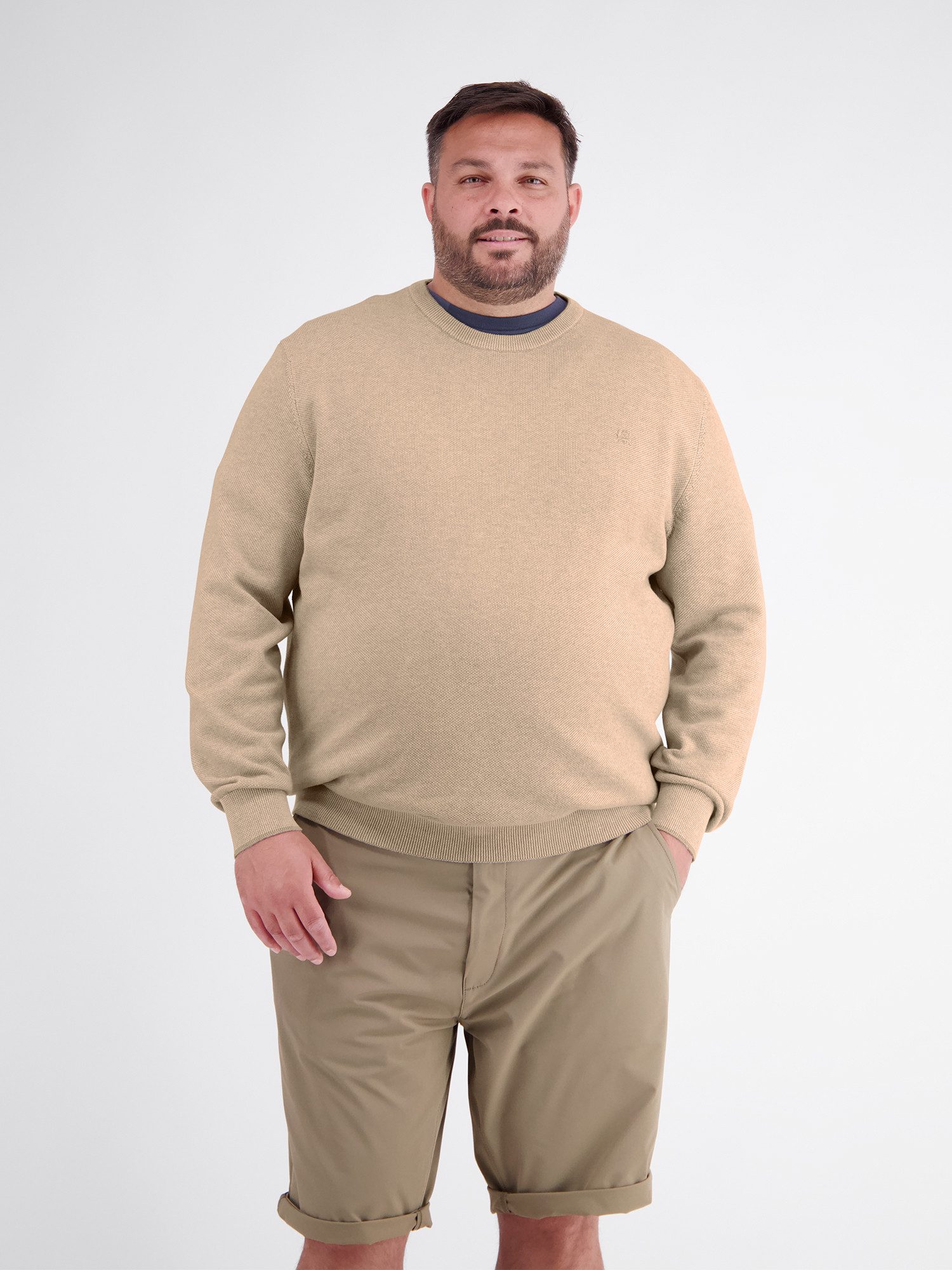 LERROS Sweatshirt Sweatshirt in sportlicher 2-Tone-Optik