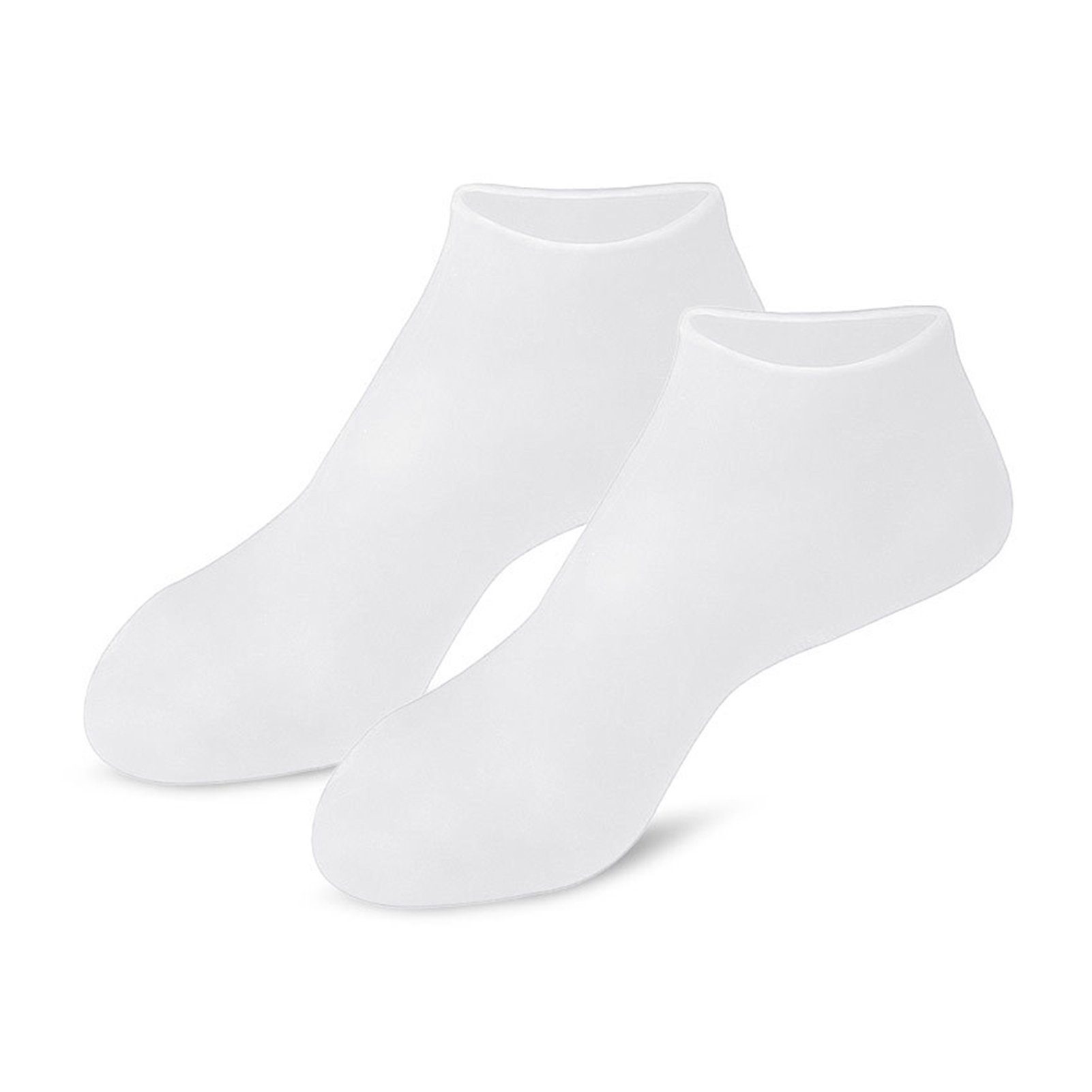 Blusmart Funktionssocken Frauen Fuß Spa Pediküre Silikon Socken Hautfreundliche Bequeme white
