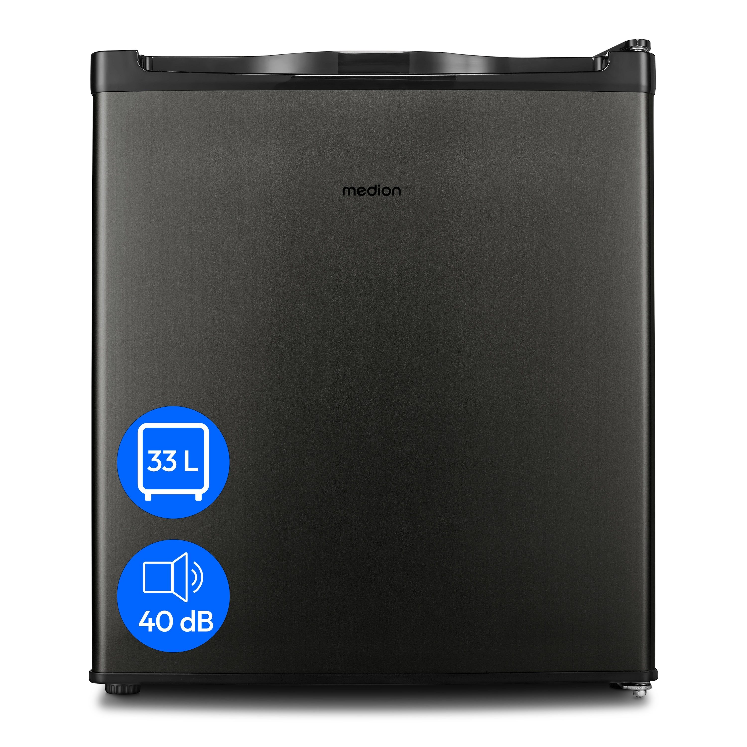 Medion® Gefrierschrank MD37675, 51 cm hoch, 44 cm breit, 33 L Nutzinhalt, höhenverstellbare Füße, Griffmulde,4 ****
