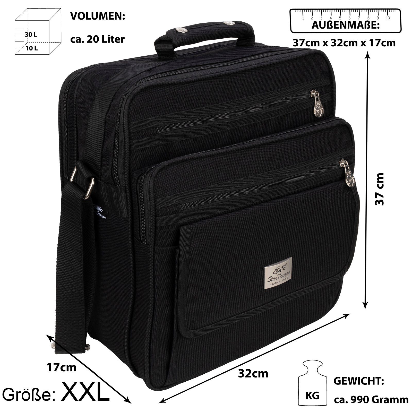 EAAKIE Umhängetasche Tasche Arbeitstasche Umhängetasche Flugbegleiter Herre günstig online kaufen