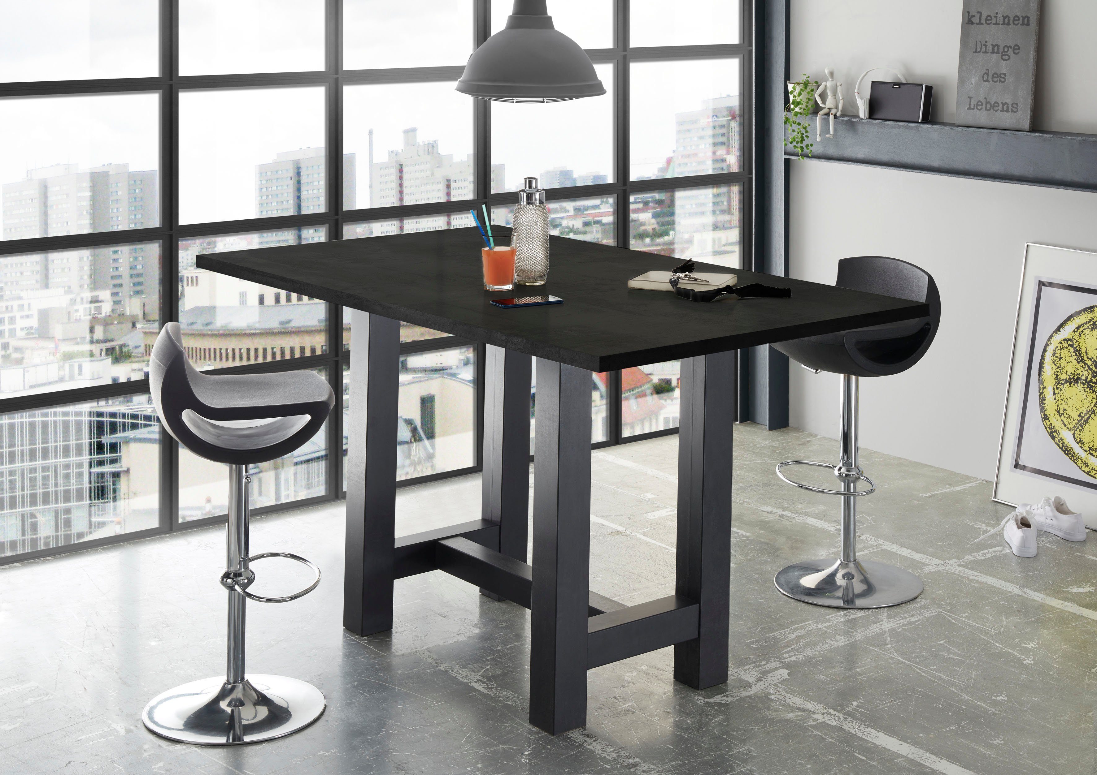 Mäusbacher Bartisch, Gestell in U-Form (Breite günstig online kaufen