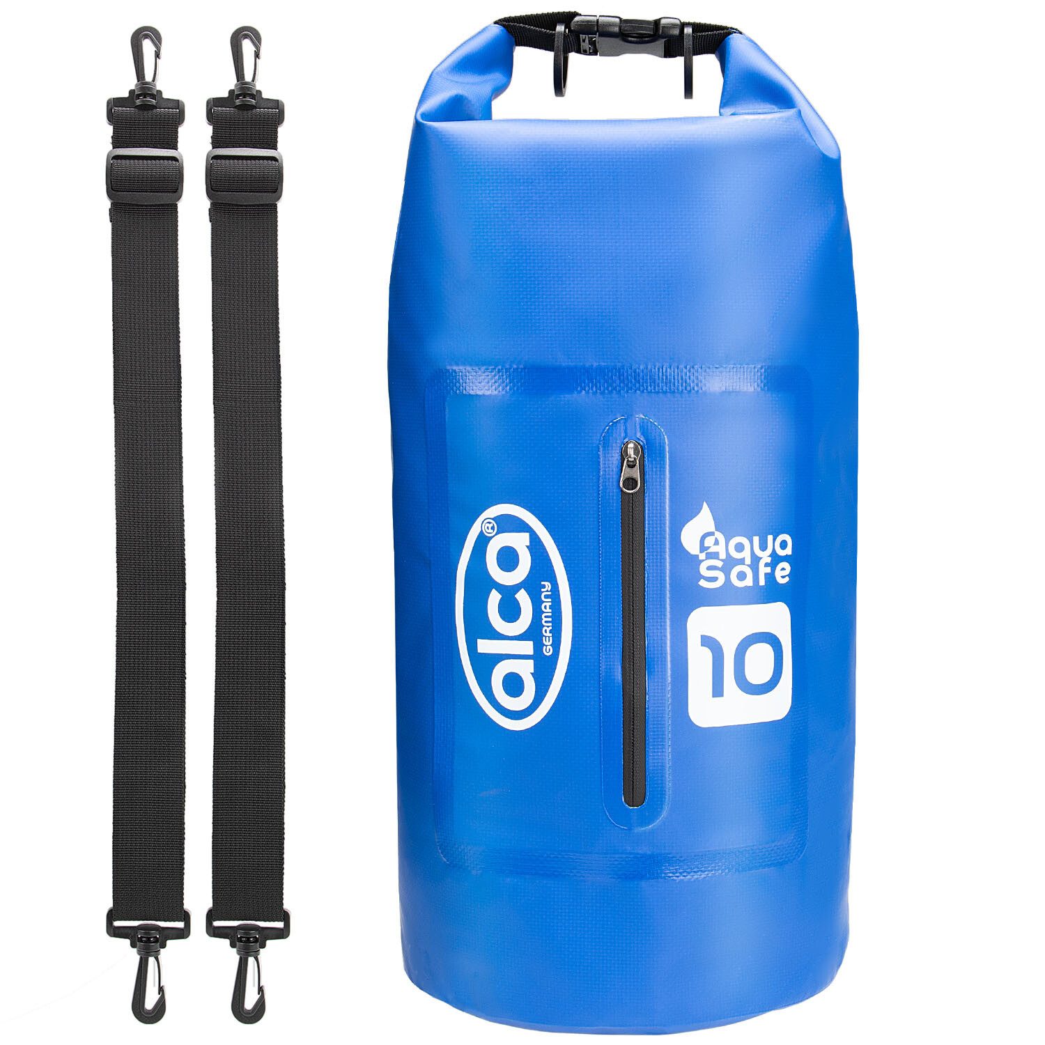alca Packsack wasserdichter Packsack 10L Roll-Top Verschluss Tragegurt inkl. Tasche (1-tlg)