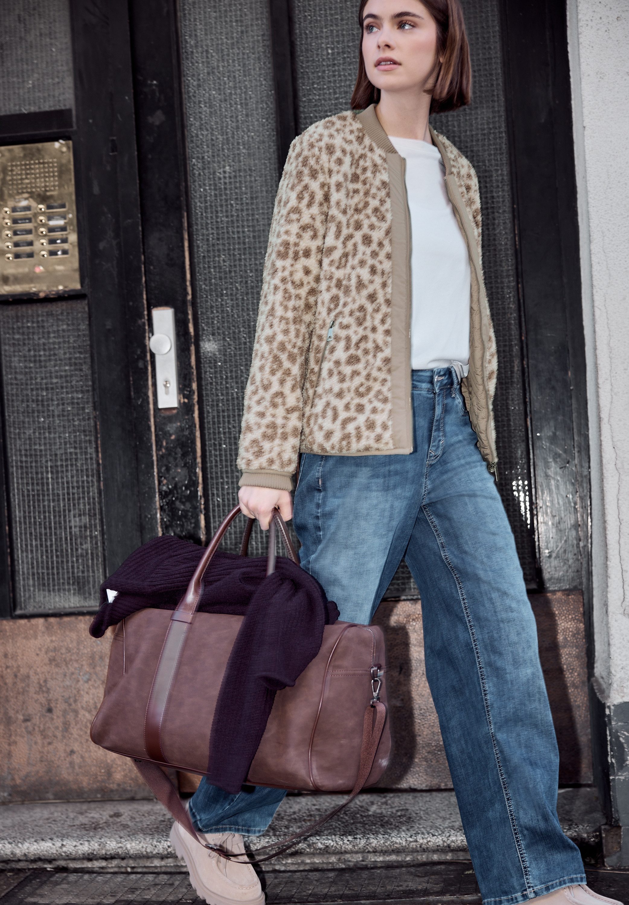 STREET ONE STUDIO Blouson Rundhalsausschnitt günstig online kaufen