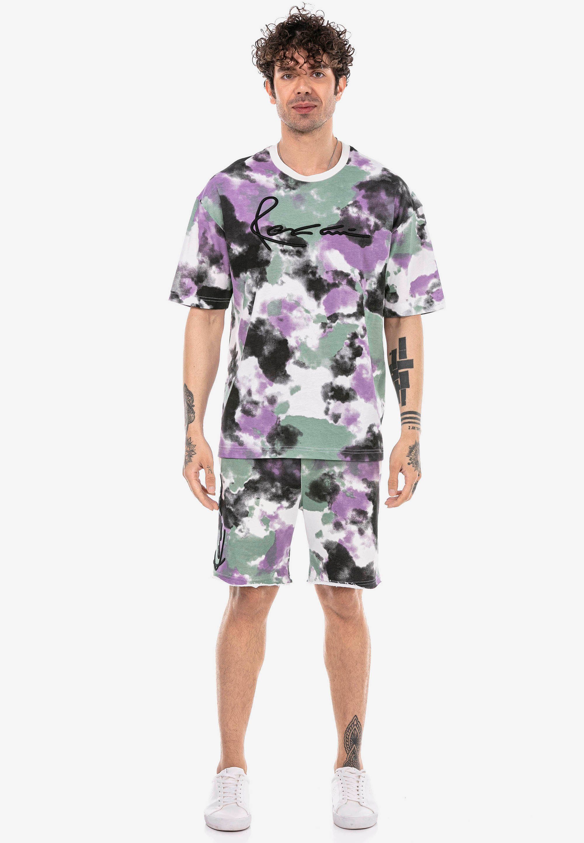 RedBridge Shorts Margate mit Batik-Muster