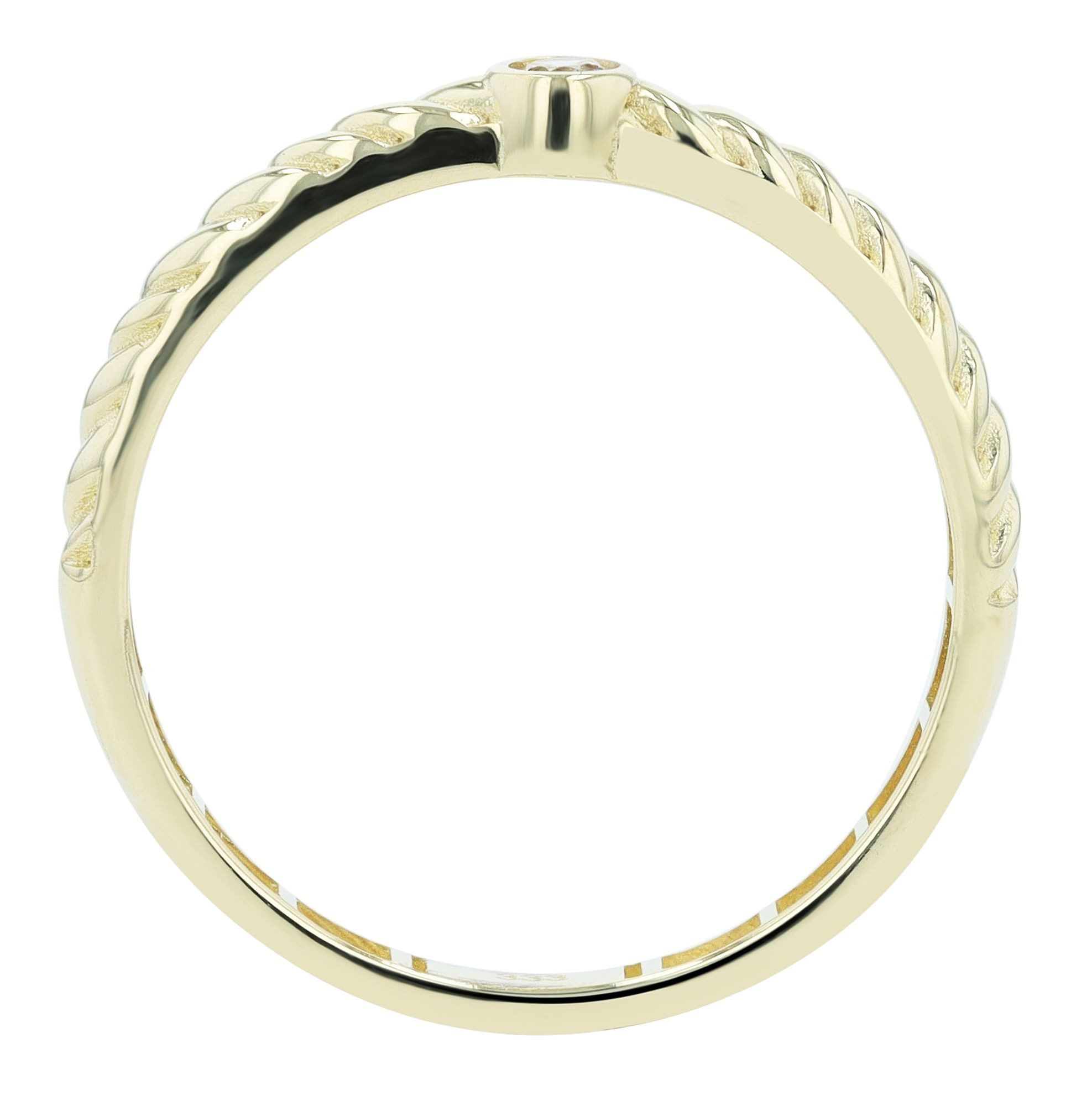 Adelia´s Fingerring Damen Ring aus 333 Gold mit Zirkonia