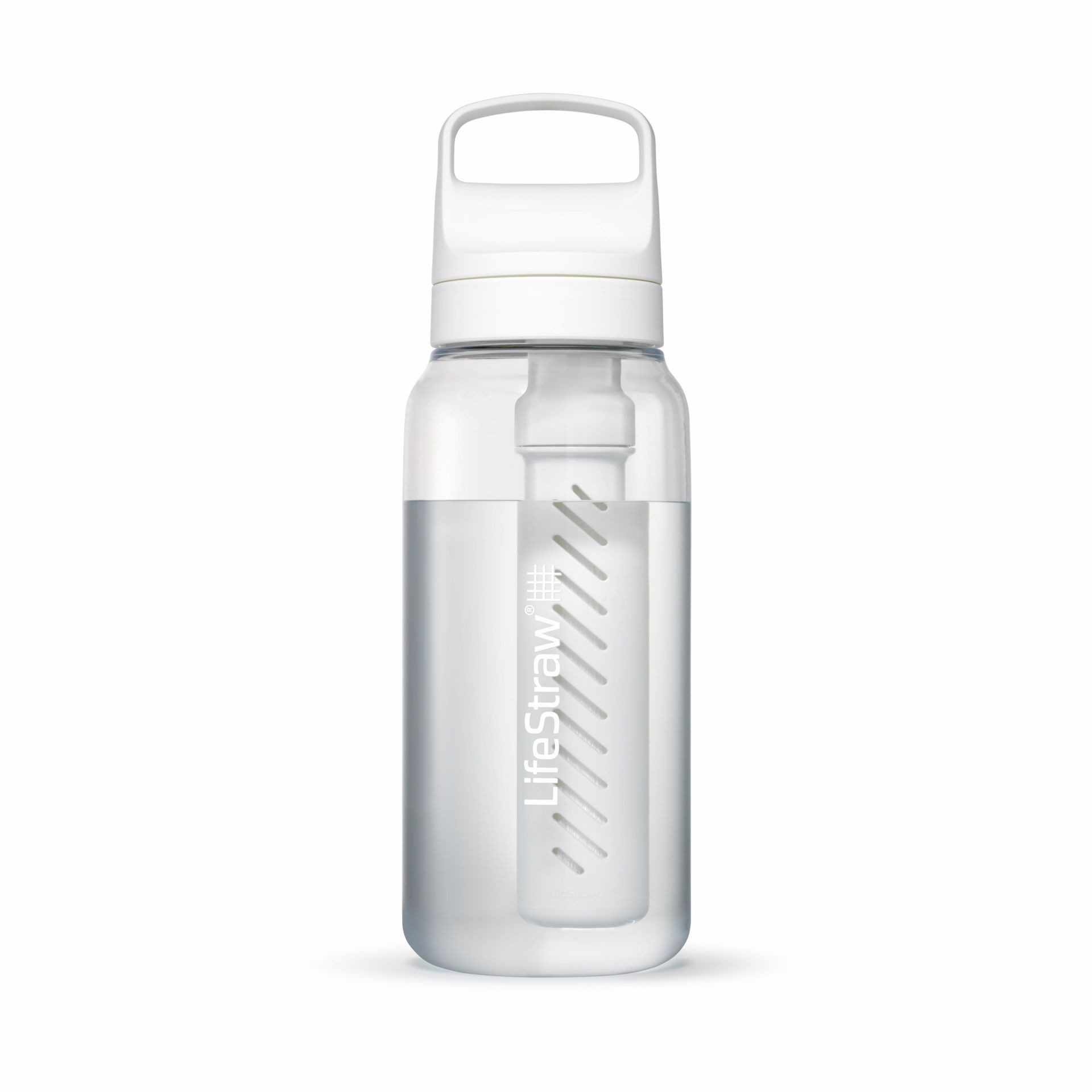 LifeStraw Trinkflasche Go Series mit Wasserfilter, Verschluss mit Silikonmundstück, BPA frei