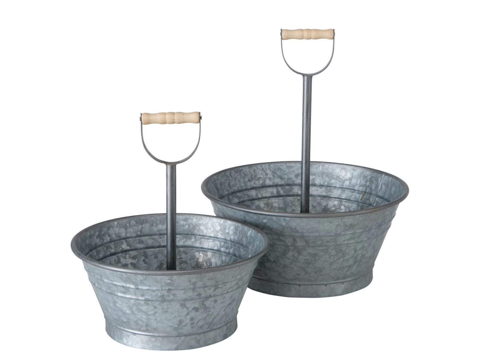 VICASKY Metall Übertopf Gold 20x20cm - Moderner Blumentopf Für Innen & Außen
