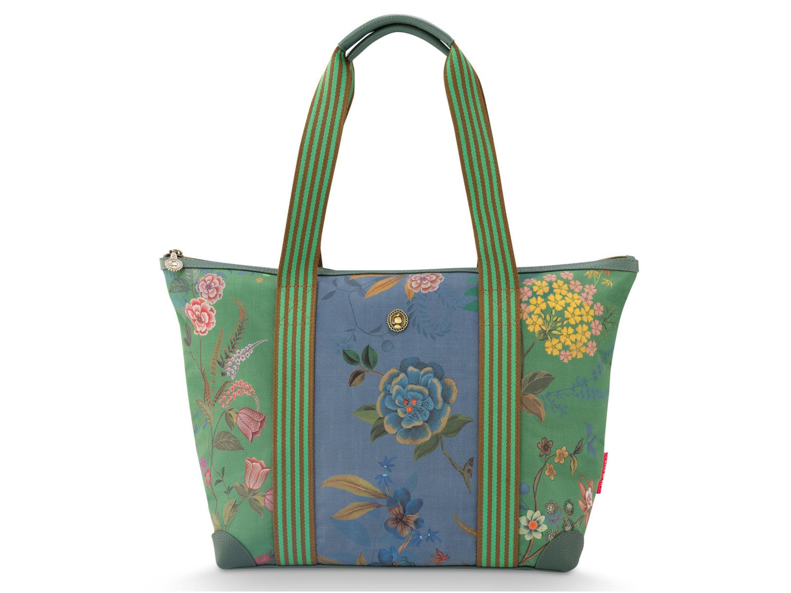 PiP Studio Tragetasche Tilda Bodhi Flower Green Tragetasche Medium 47x17x37cm