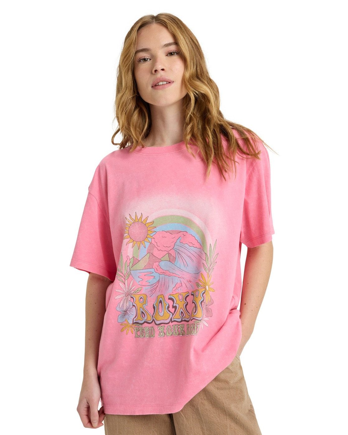 Roxy Oversize-Shirt Sunnyoversize Optic Wash günstig online kaufen