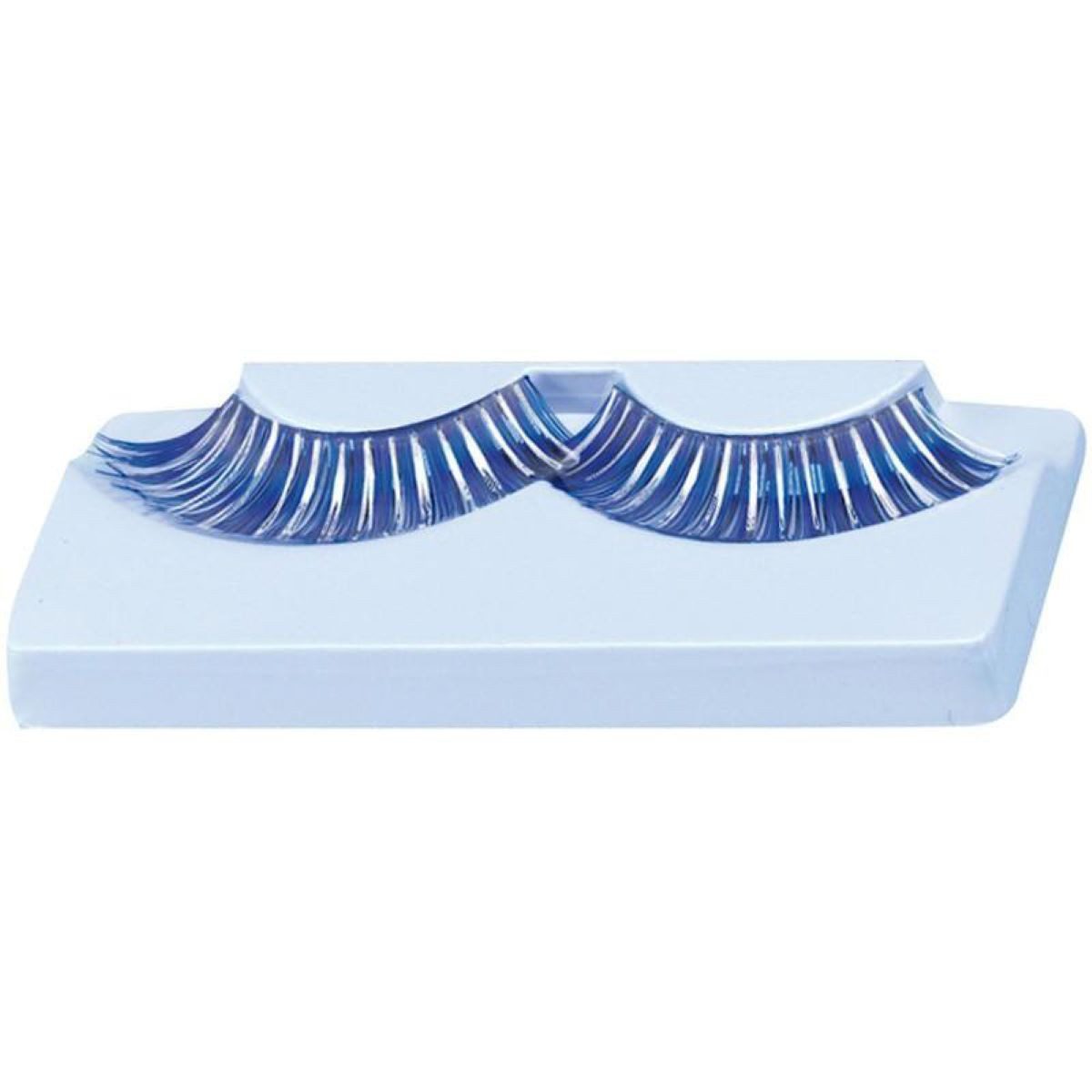 jofrika Bandwimpern Wimpern Regenbogen BLAU