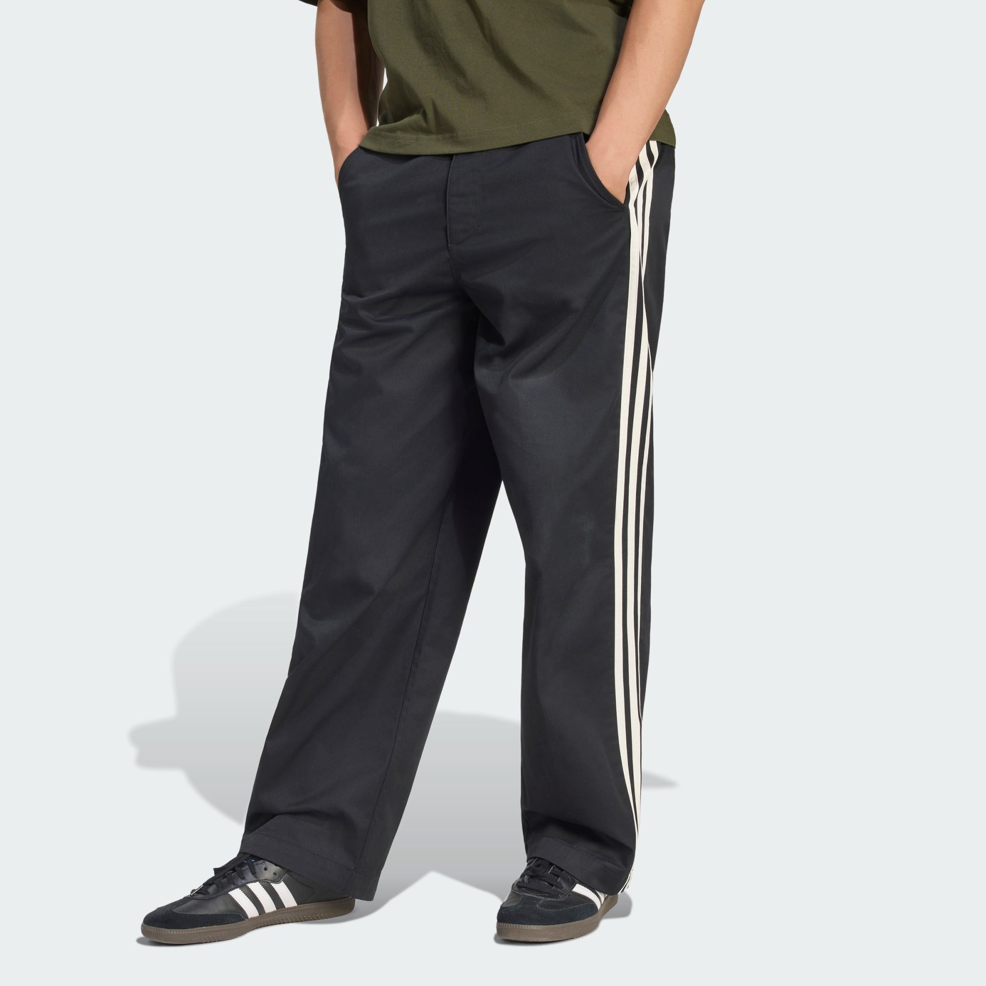 Jogginghose 3-STREIFEN HOSE MIT FALTENDETAIL