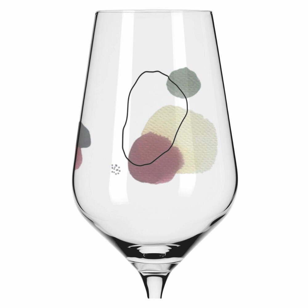 Verres à Vin Blanc Ritzenhoff 300 Ml - Set De 2, Motif Cercles Aquarelle - Fabriqué En Allemagne, Lave-Vaisselle - 3